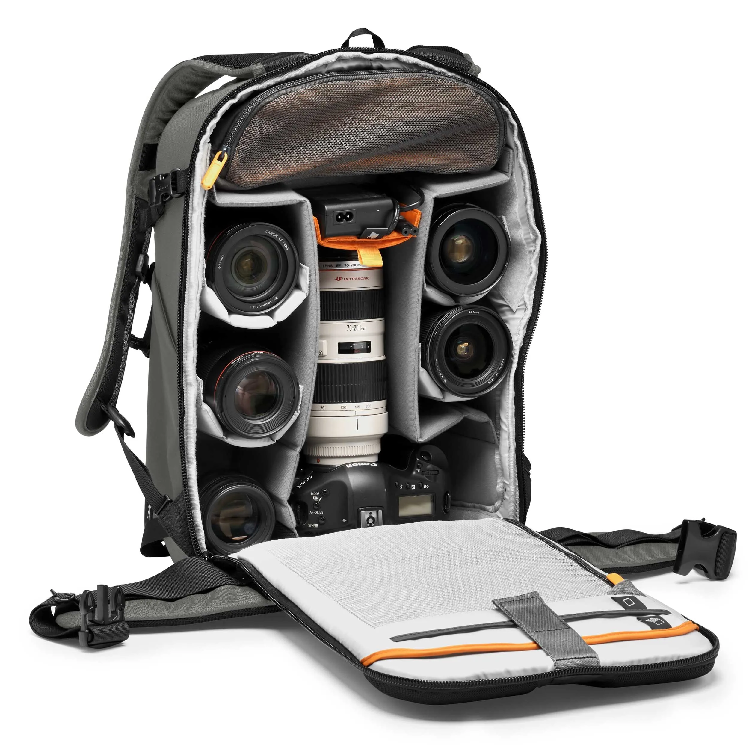 תיק גב למצלמה Lowepro Flipside BP 400 AW III--אפור