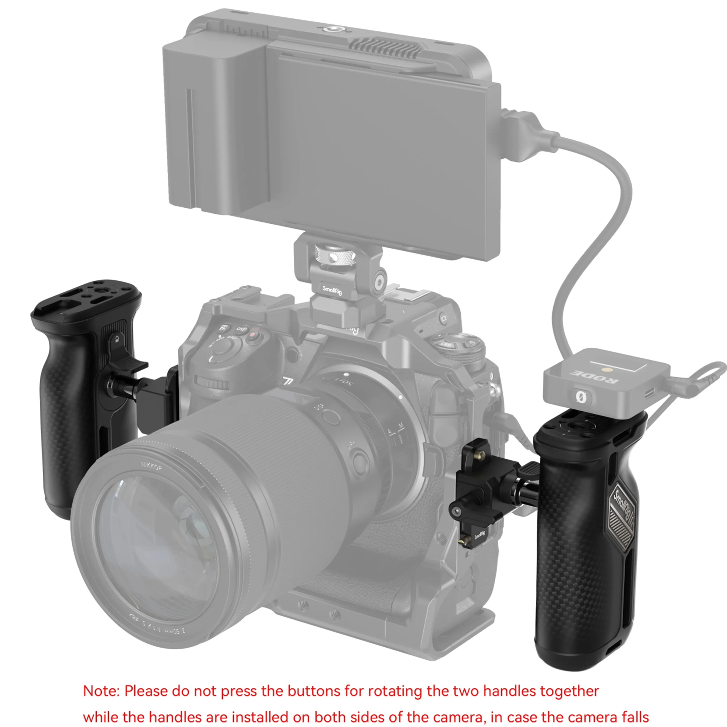 ידית צד לכלוב חיבור NATO מהיר SmallRig 3847