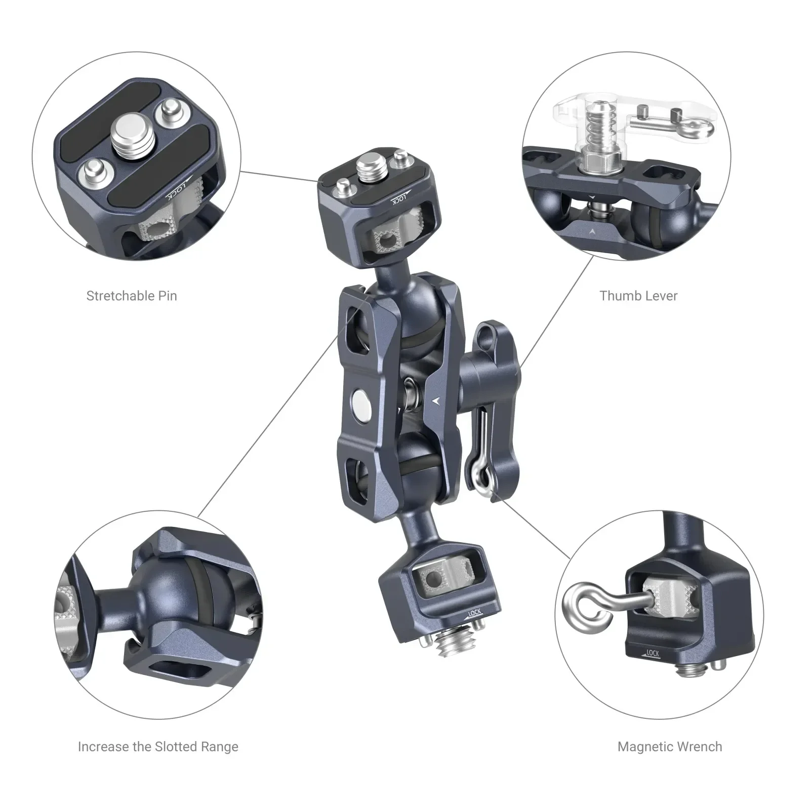 זרוע מפרקית "3/8-1/4" SmallRig 3874