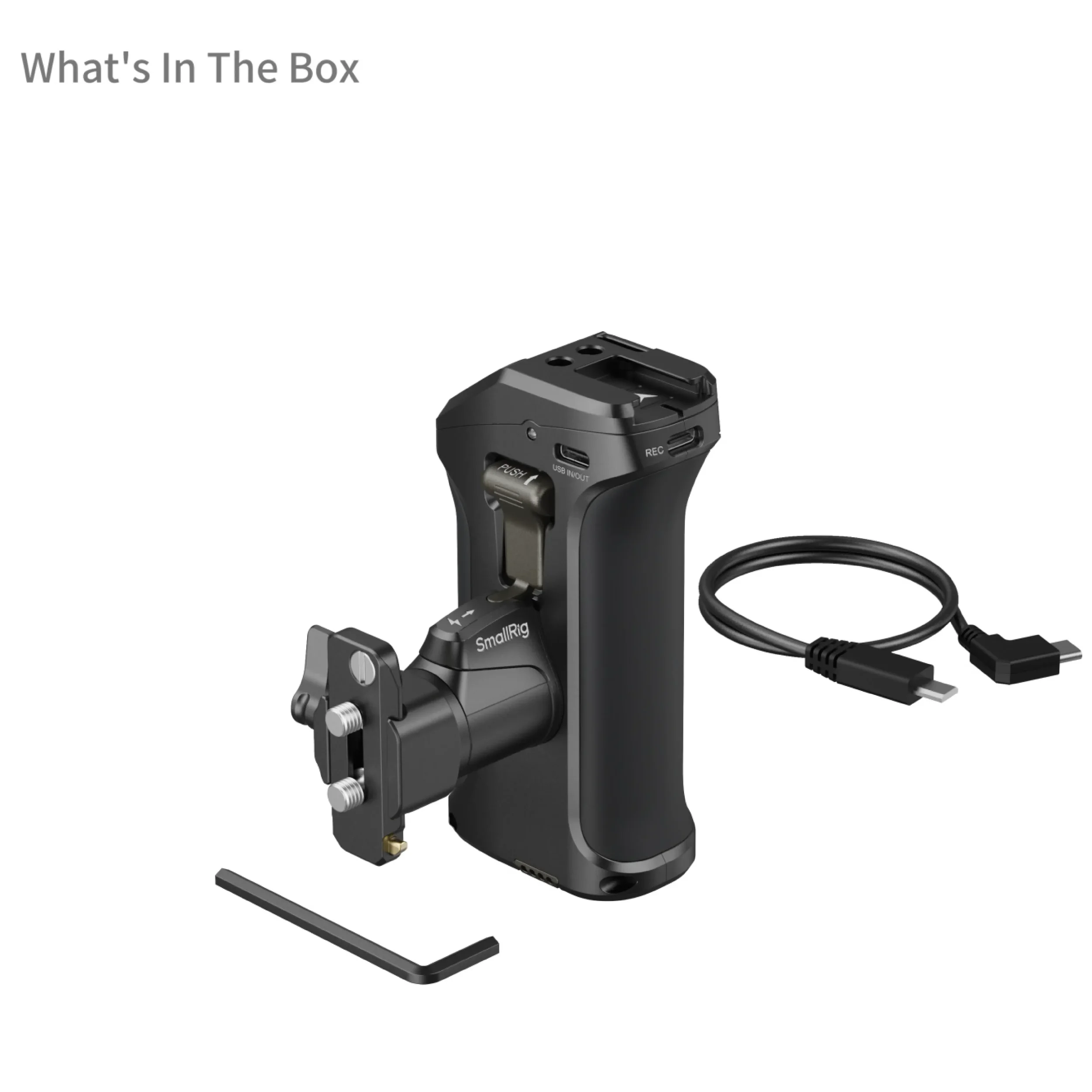 ידית צד מסתובבת עם כפתור הקלטה למצלמות SmallRig 3893 Sony