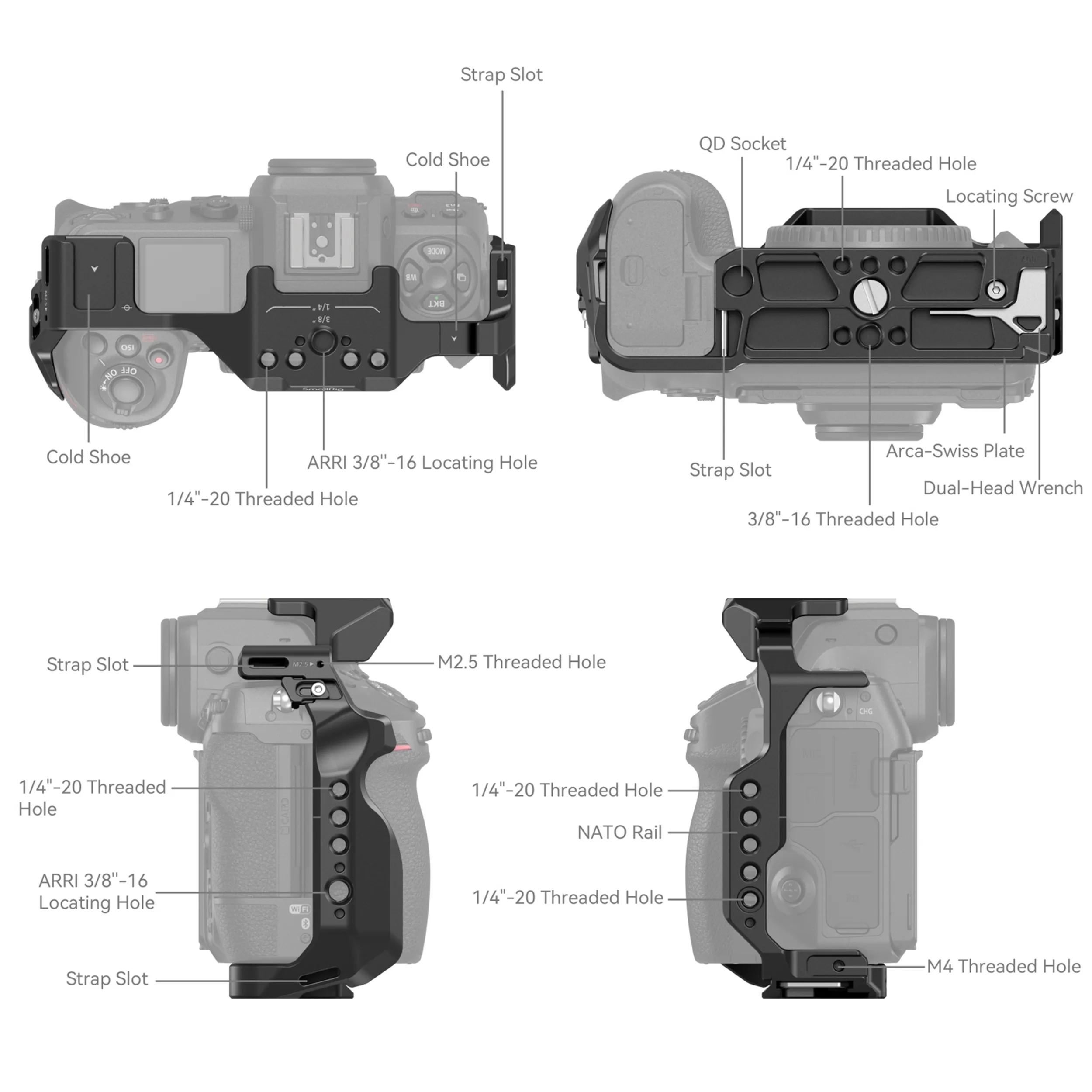 כלוב ייעודי למצלמת SmallRig 3940 Nikon Z8