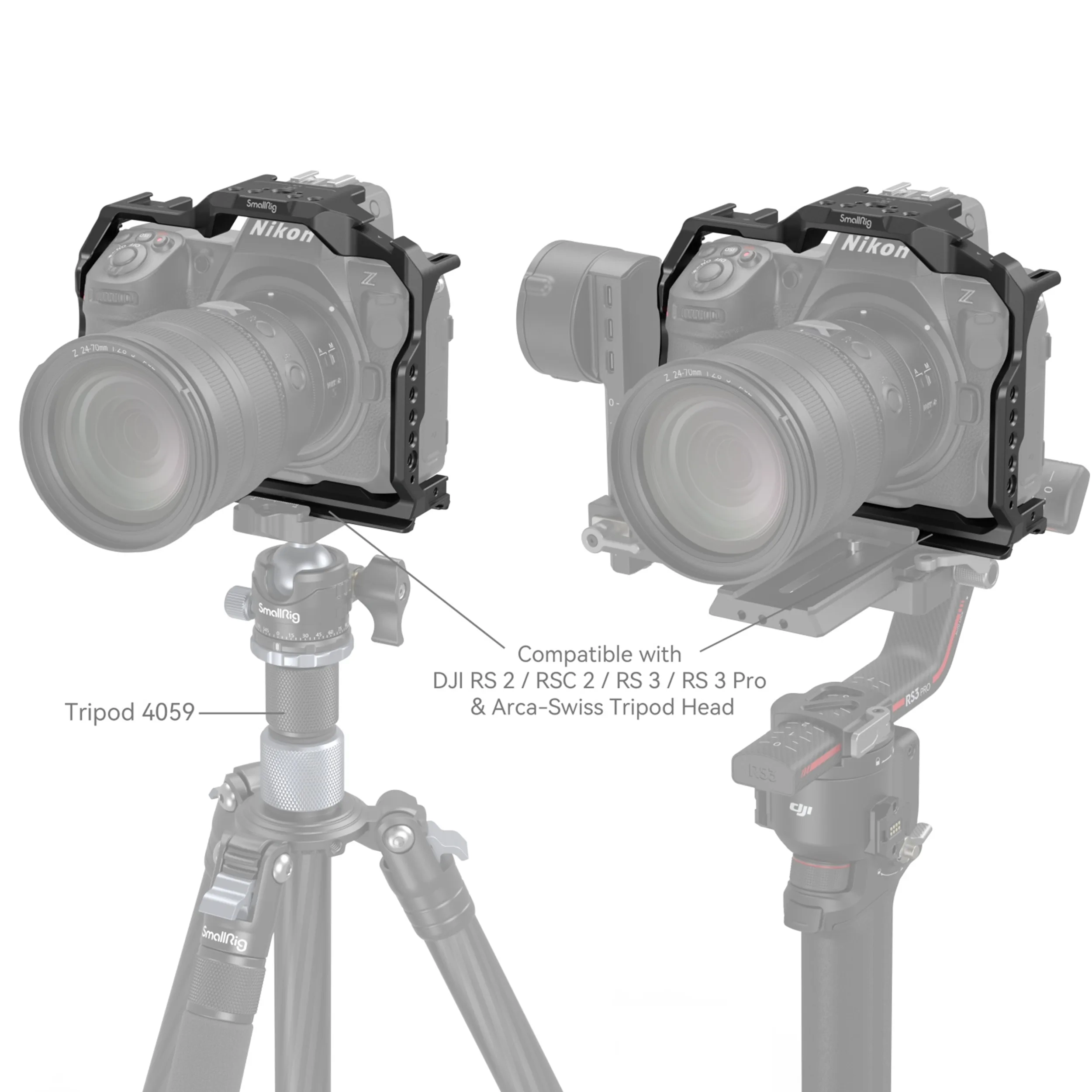 כלוב ייעודי למצלמת SmallRig 3940 Nikon Z8
