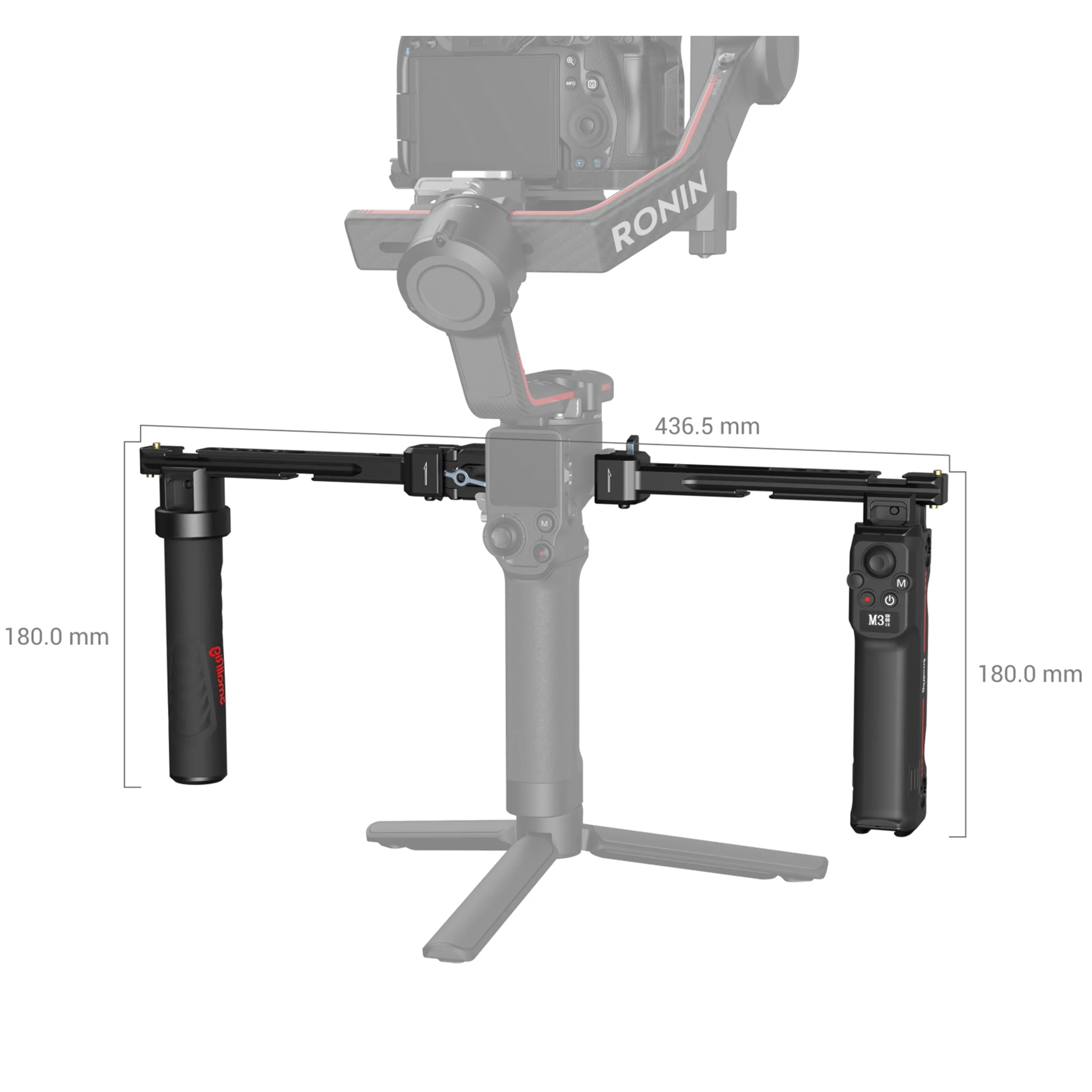 ידיות צד עם שליטה לגימבלים SmallRig 3954 DJI RS 2/RS3 PRO