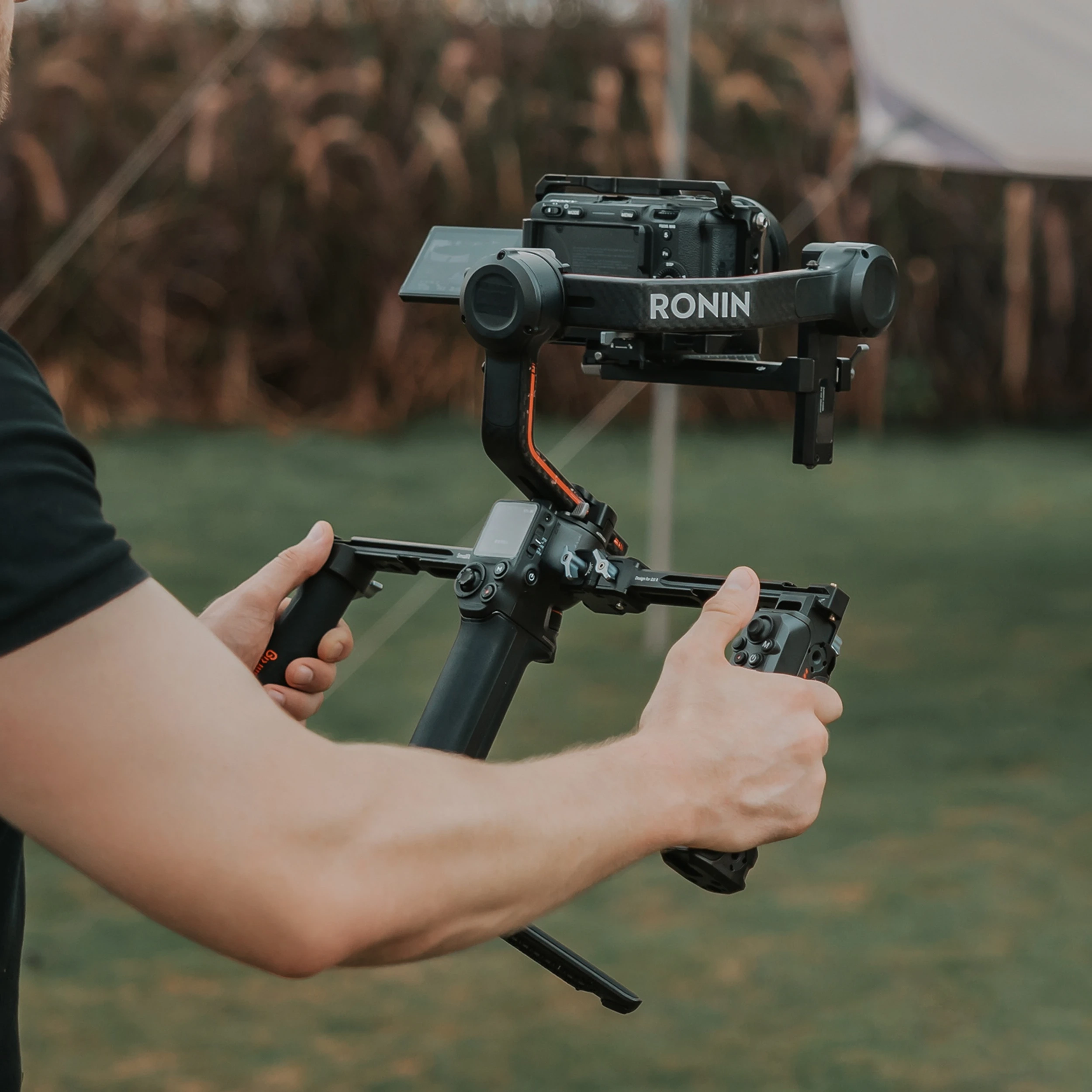 ידיות צד עם שליטה לגימבלים SmallRig 3954 DJI RS 2/RS3 PRO