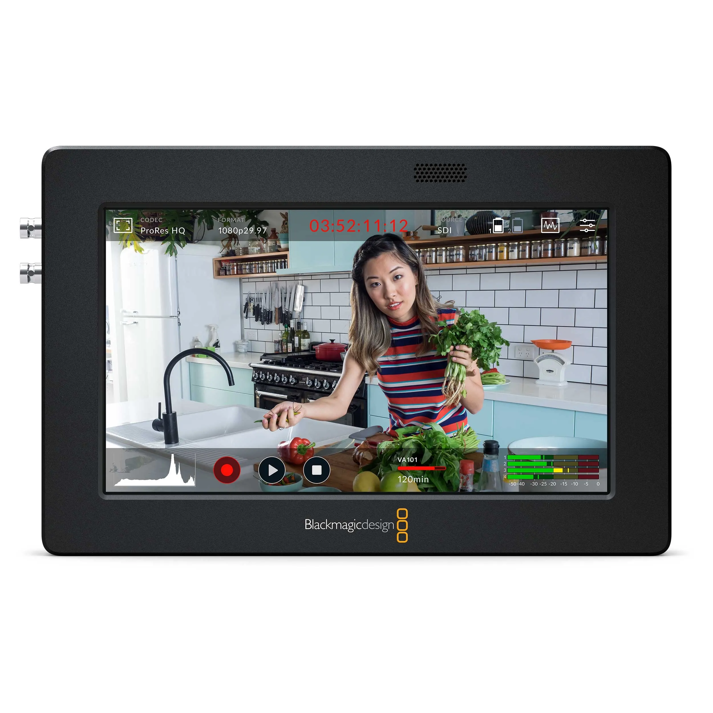 מוניטור וידאו מקליט מסך מגע Blackmagic Video Assist 5" 3G