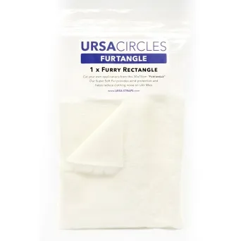 משטח פרווה לבן בגודל 30X15 ס"מ Ursa Straps