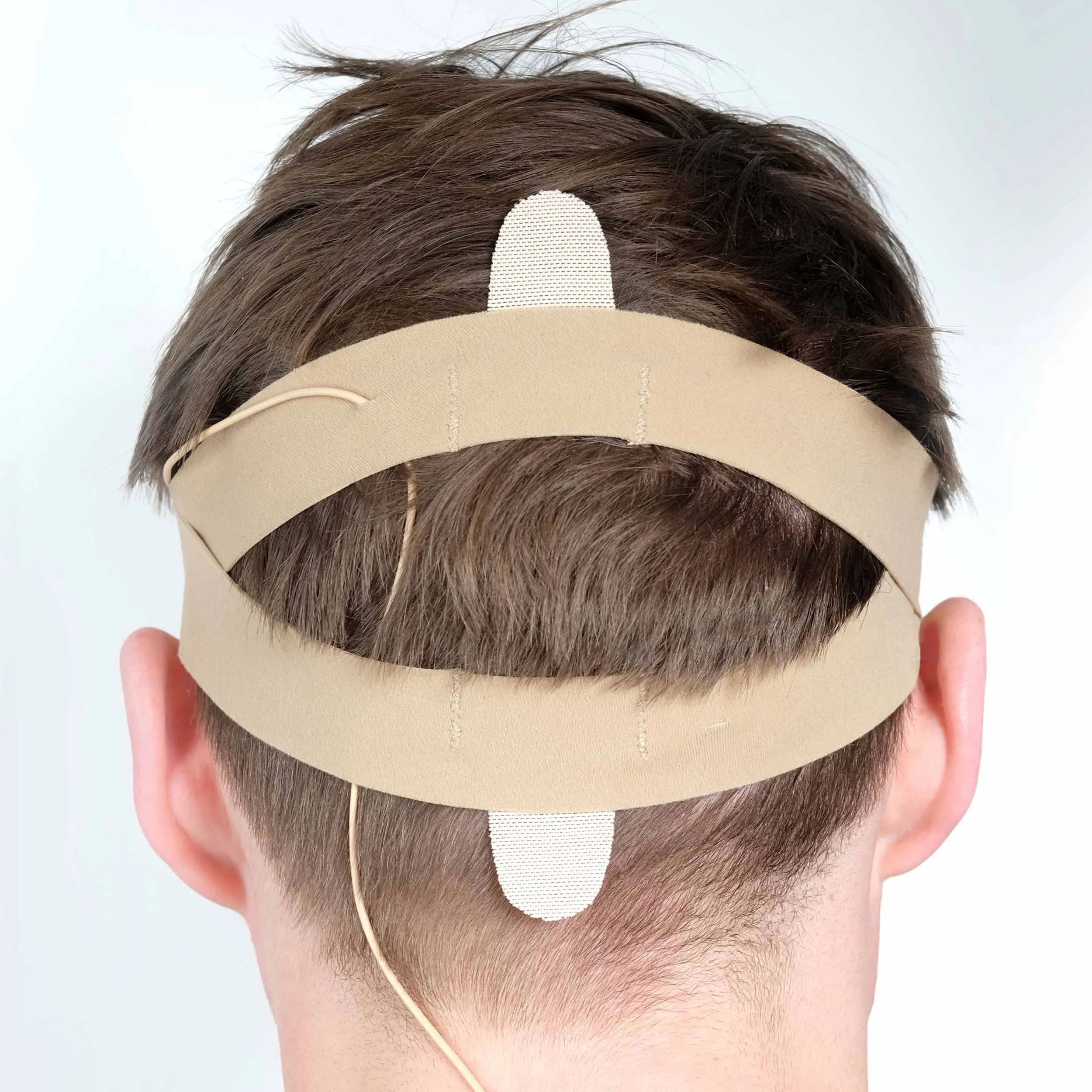 רצועת ראש למיקרופון, צבע בז' Ursa Straps