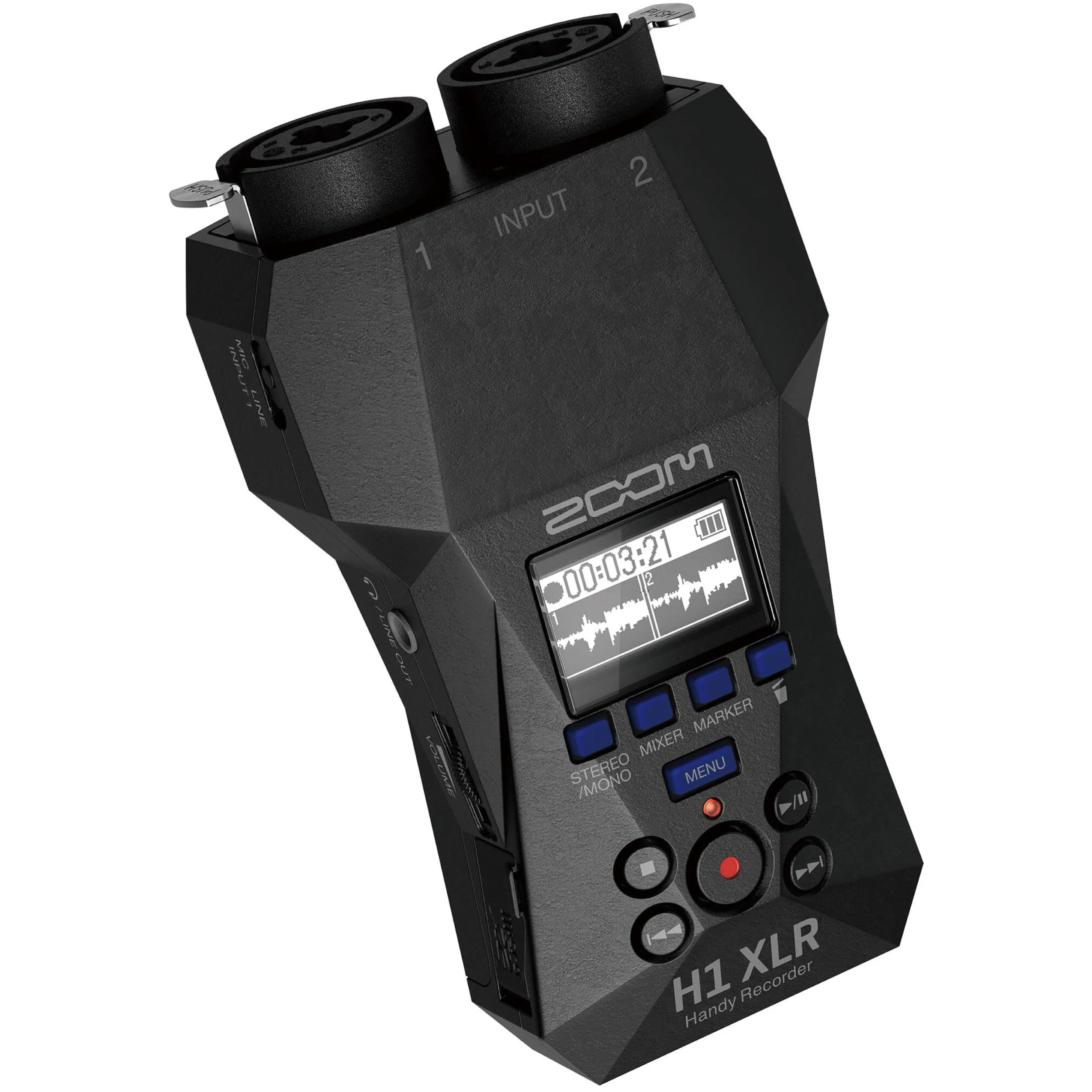 מקליט אודיו נייד 32Bit Float דיגיטלי Zoom H1 XLR