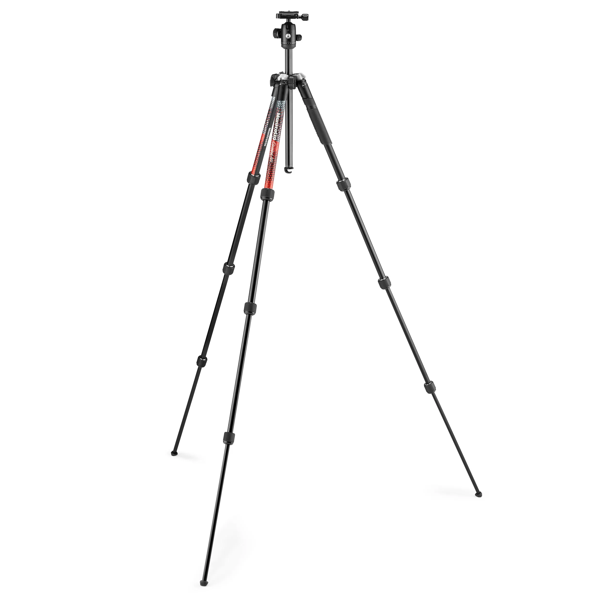 חצובה עם ראש כדורי Manfrotto Element MII – אדומה