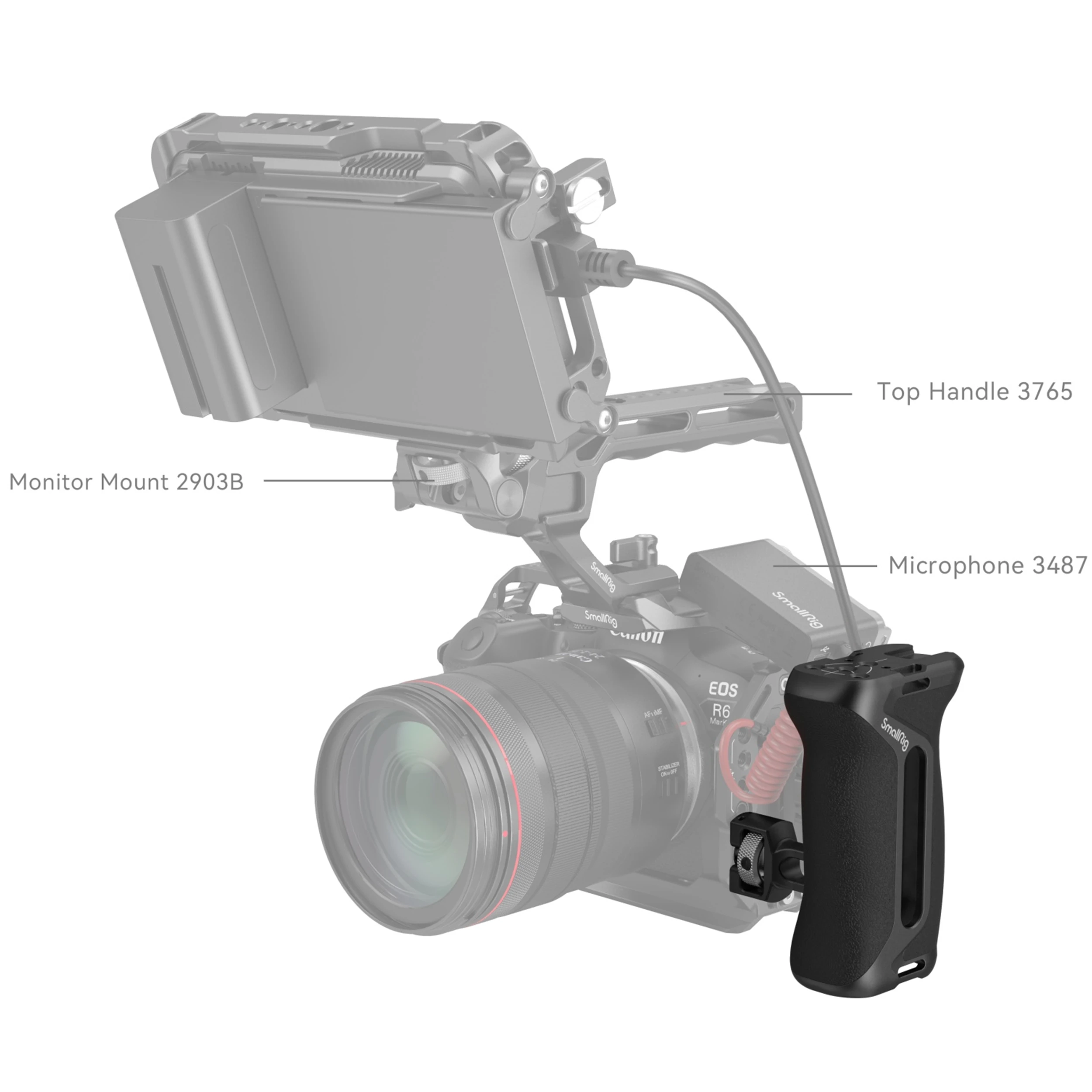 ידית צד לכלוב חיבור SmallRig 4016 ARRI