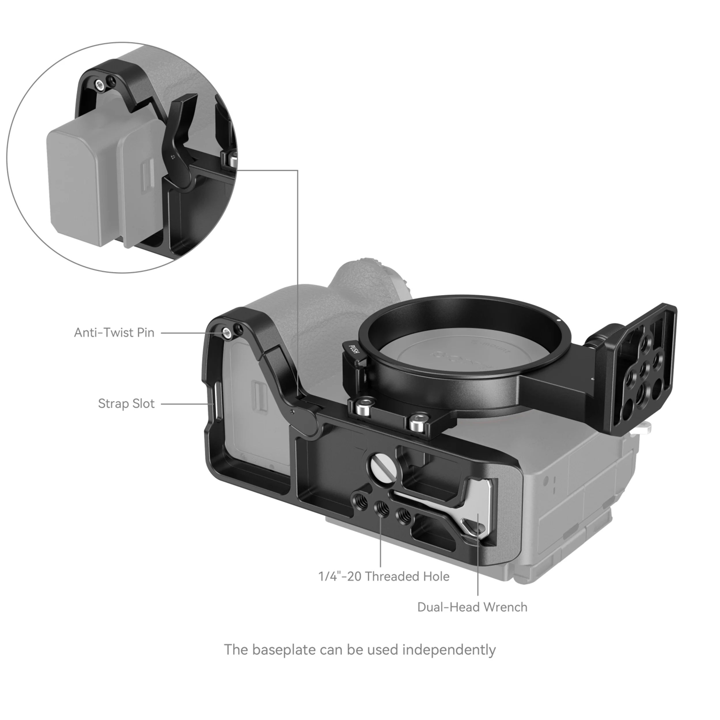 מתאם לצילום אופקי/אנכי למצלמות SmallRIg 4148 Sony