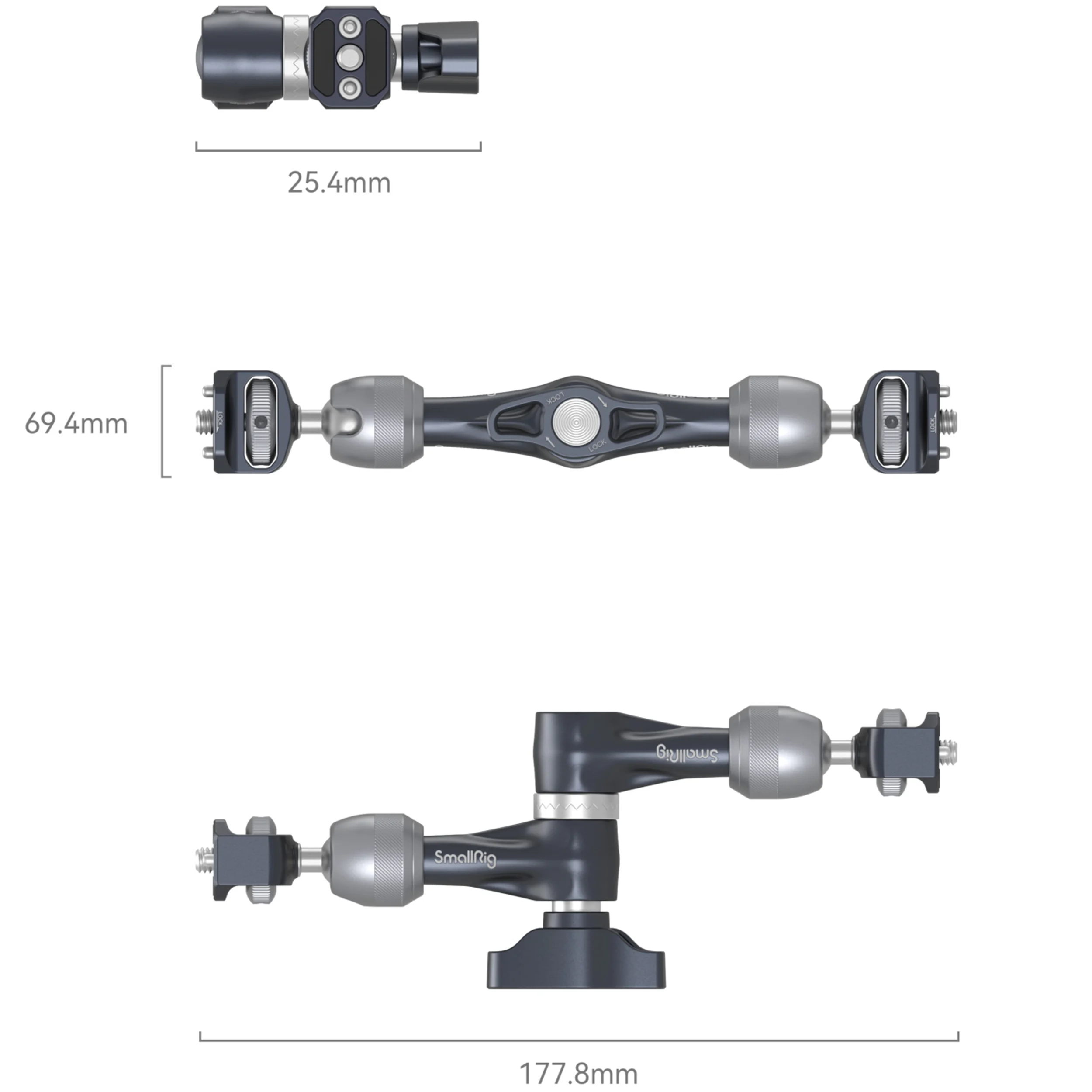 זרוע מפרקית 7" SmallRig 4194