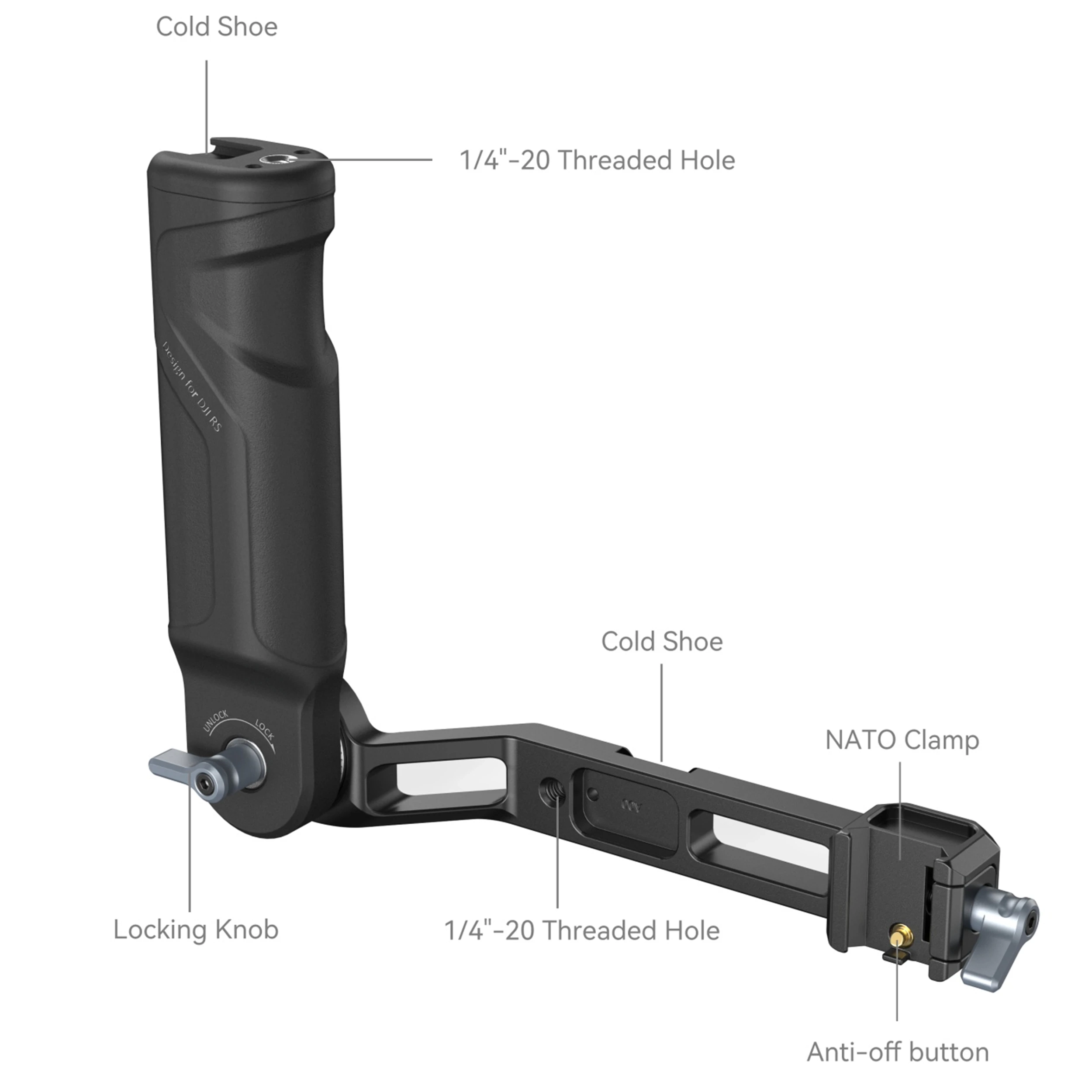 ידית אחיזה לגימבל SmallRig 4197 DJI RS 3/RSC 3 Mini