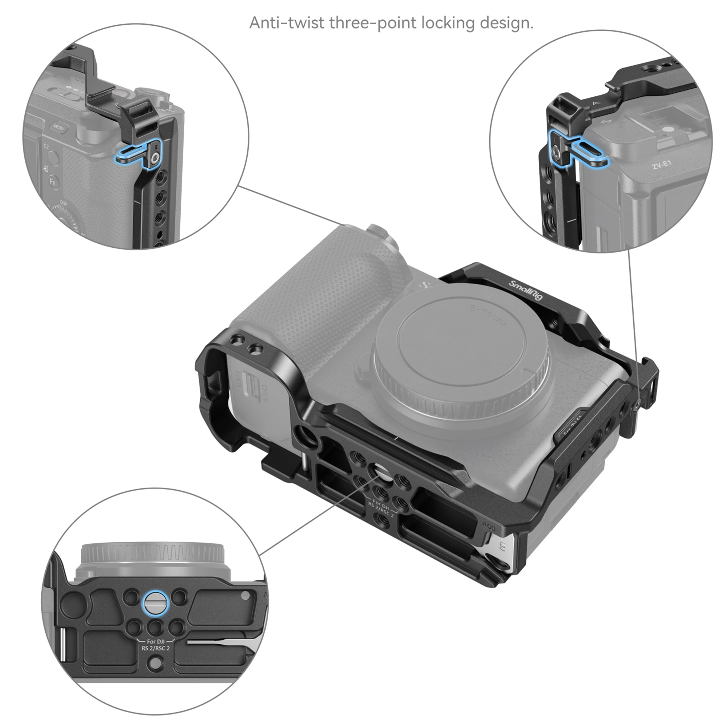 כלוב ייעודי למצלמת SmallRig 4256 Sony ZV-E1