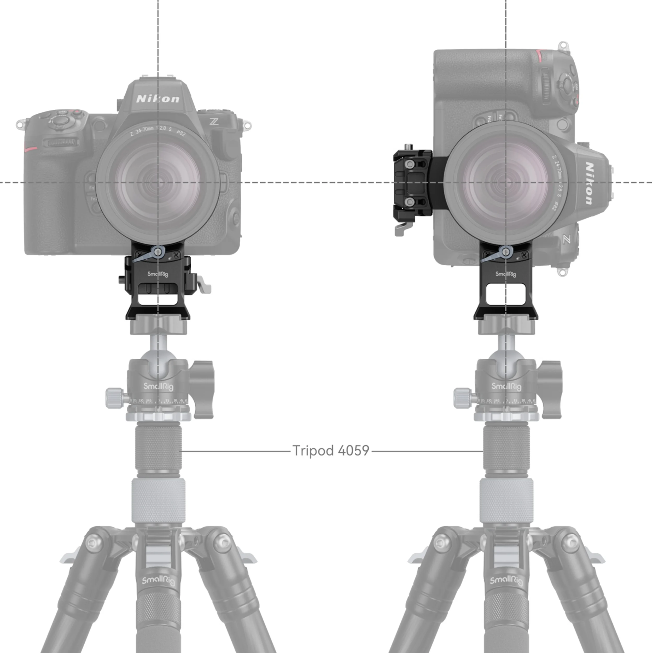 מתאם לצילום אופקי/אנכי למצלמות SmallRIg 4306 Nikon Z