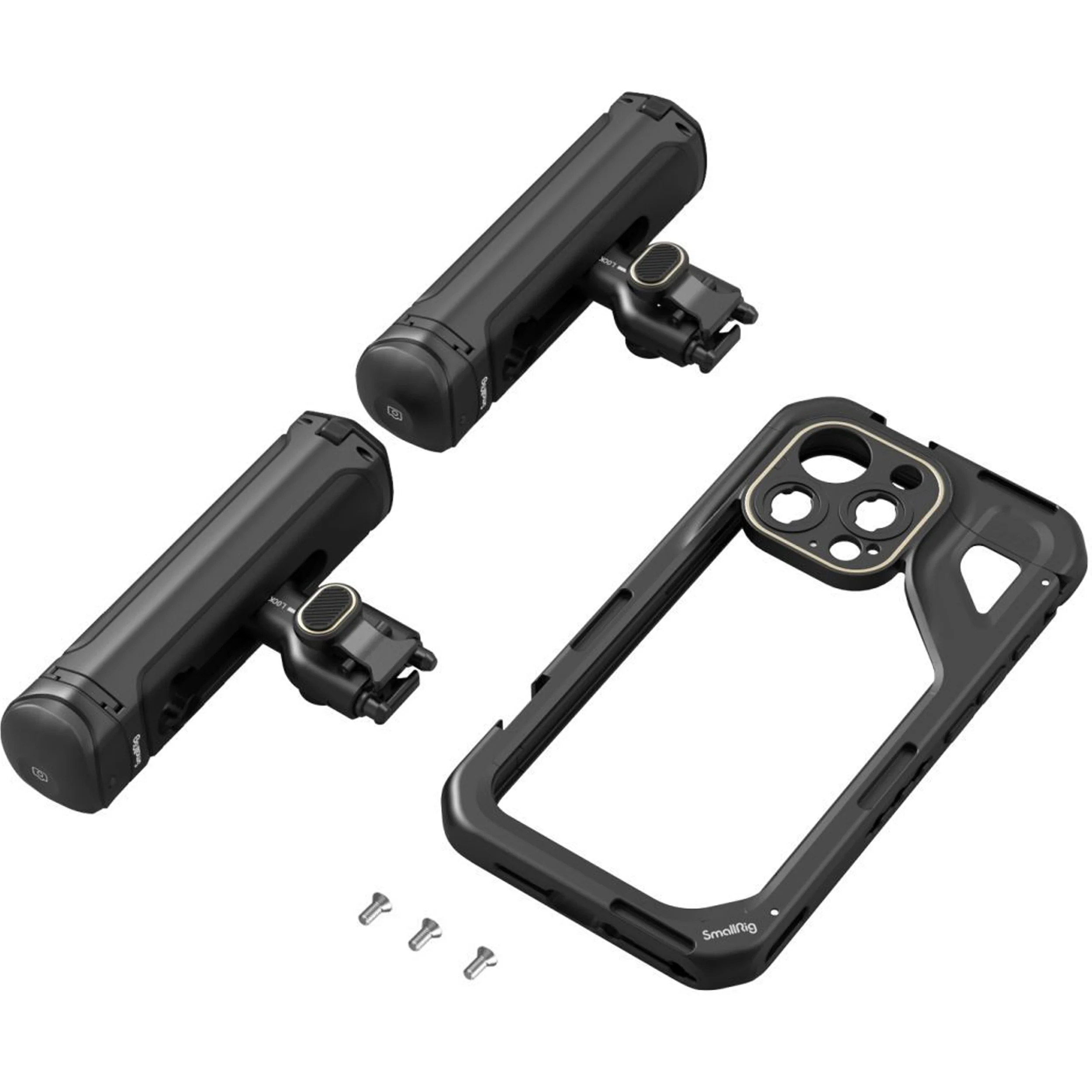 קיט כלוב + 2 ידיות צד ל-SmallRig 4397 iPhone 15 Pro