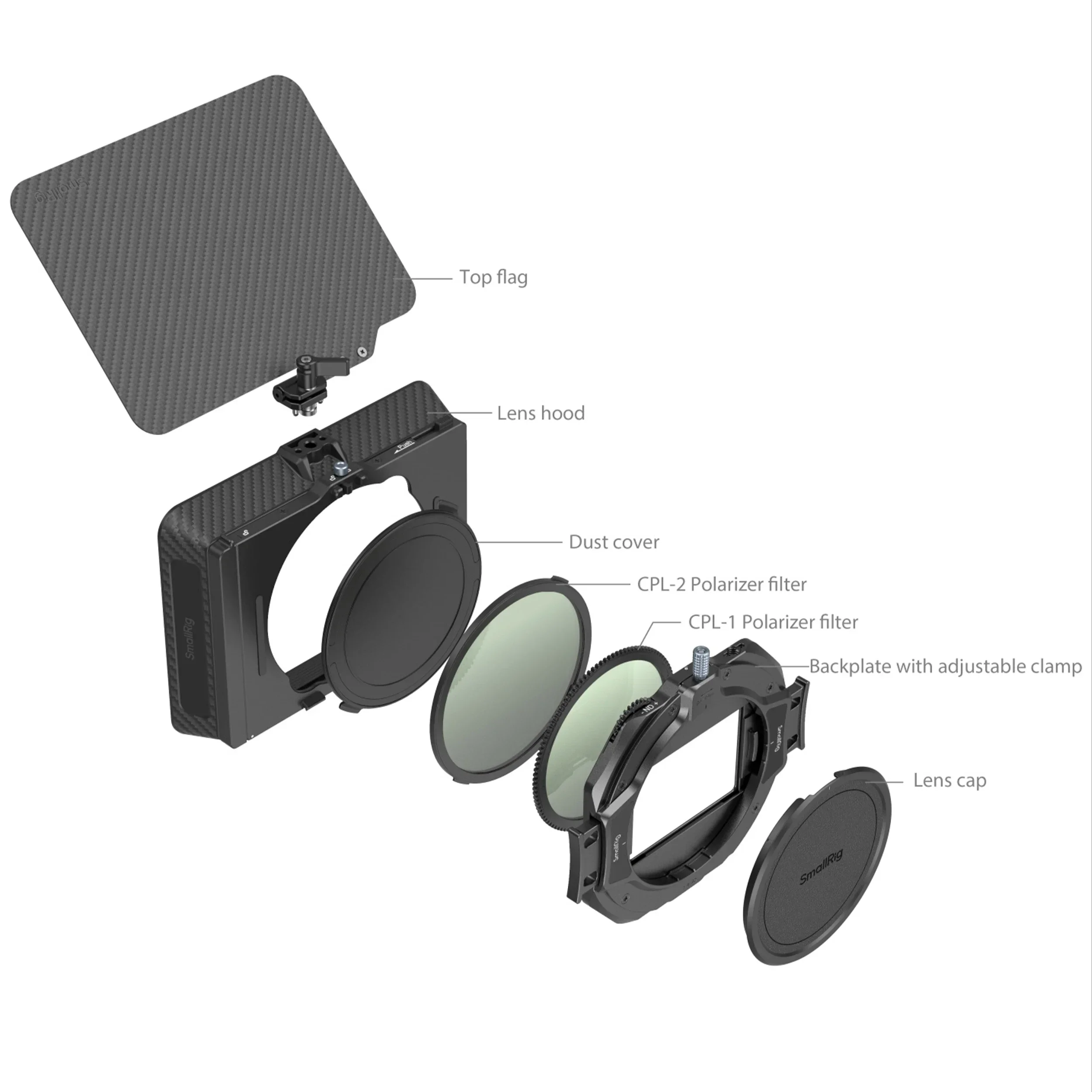 מטבוקס מקצועי עם קיט SmallRig 4411 VND+CPL