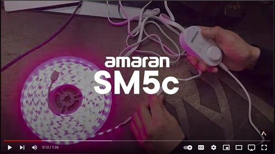 פס לדים RGB 20W צבעוני Aputure Amaran SM5C