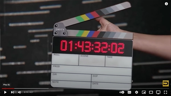 קלאפר אלקטרוני סנכרון Timecode אלחוטי Deity TC-SL1