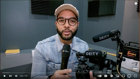 מיקרופון כיווני מקצועי על מצלמה Deity V-MIC D3 Pro