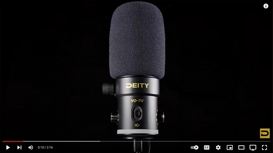 מיקרופון USB לפודקאסט Deity VO-7U