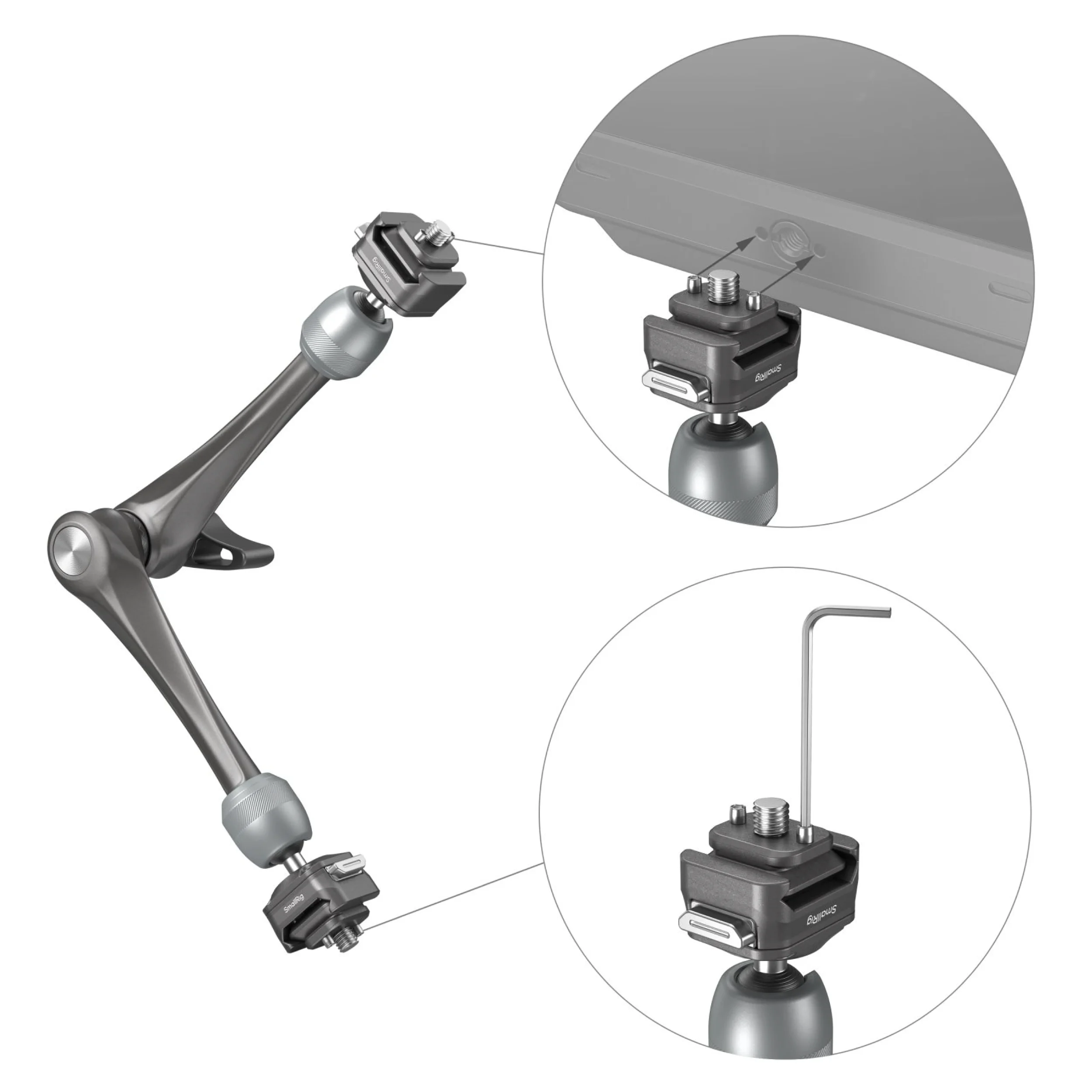 זרוע מפרקית "11 עם מנגנון שחרור מהיר SmallRig 4489 KawkLock H21