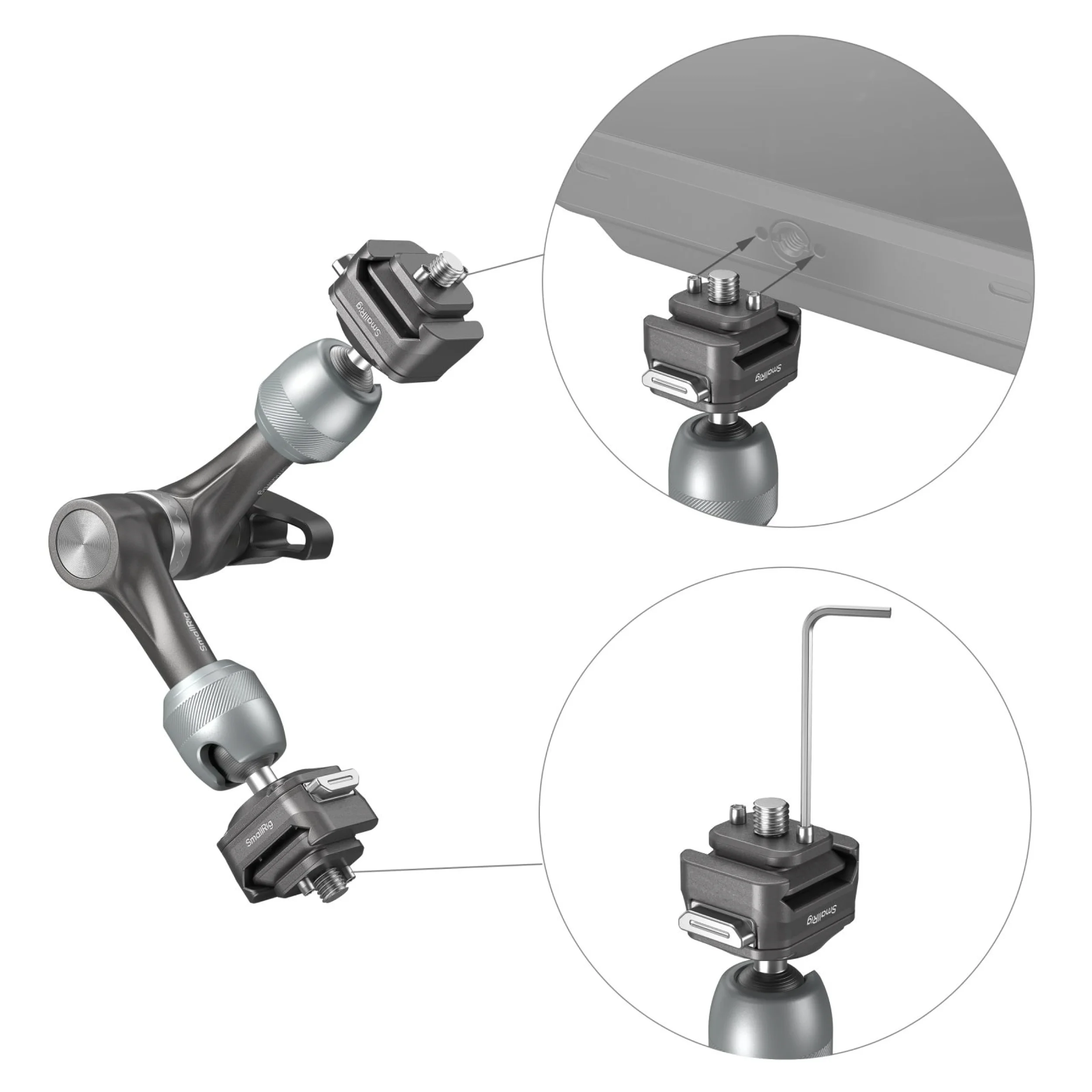 זרוע מפרקית "7 עם מנגנון שחרור מהיר SmallRig 4490 KawkLock H21