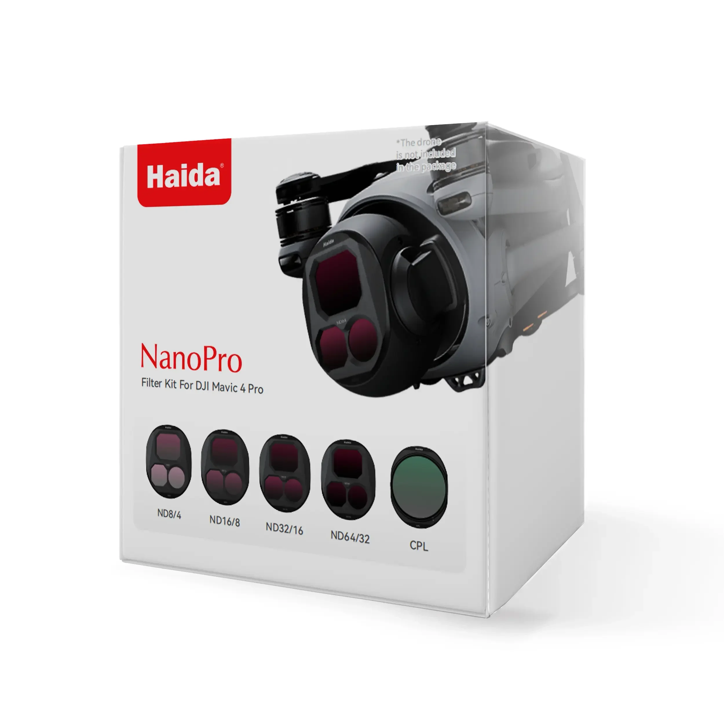 ערכת 5 פילטרים עבור רחפן Haida NanoPro DJI Mavic 4 Pro