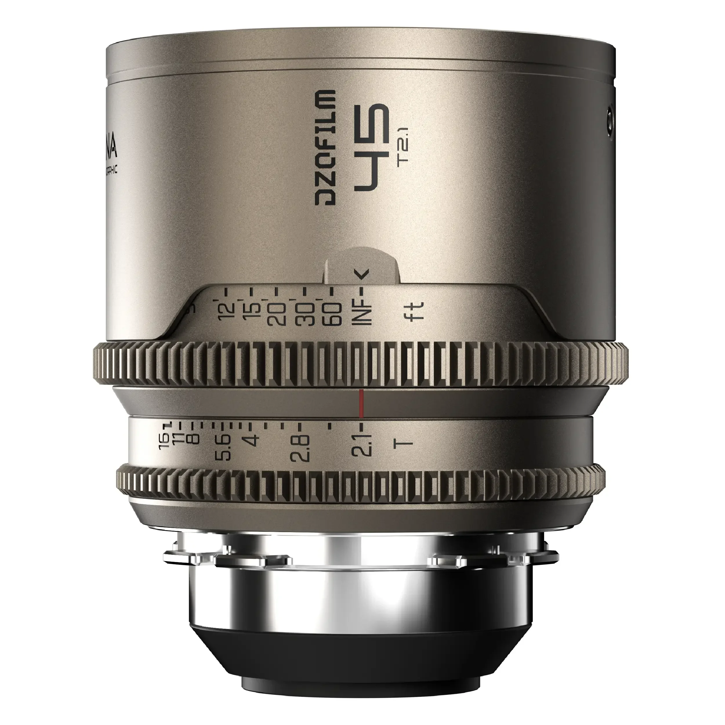 עדשת קולנוע פול פריים אנמורפית 45 מ"מ  DZOFILM Arcana PL-Mount T2.1