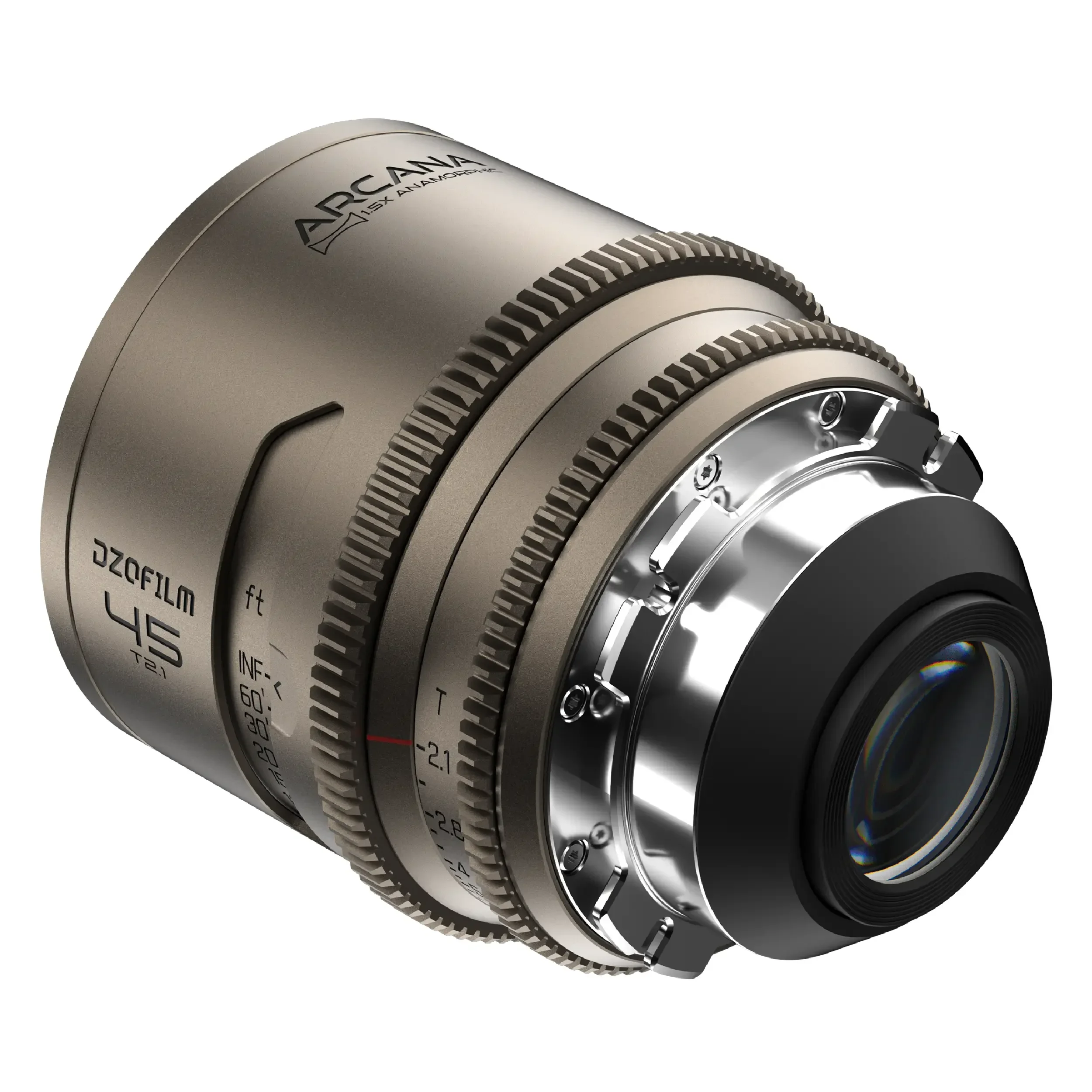 עדשת קולנוע פול פריים אנמורפית 45 מ"מ  DZOFILM Arcana PL-Mount T2.1