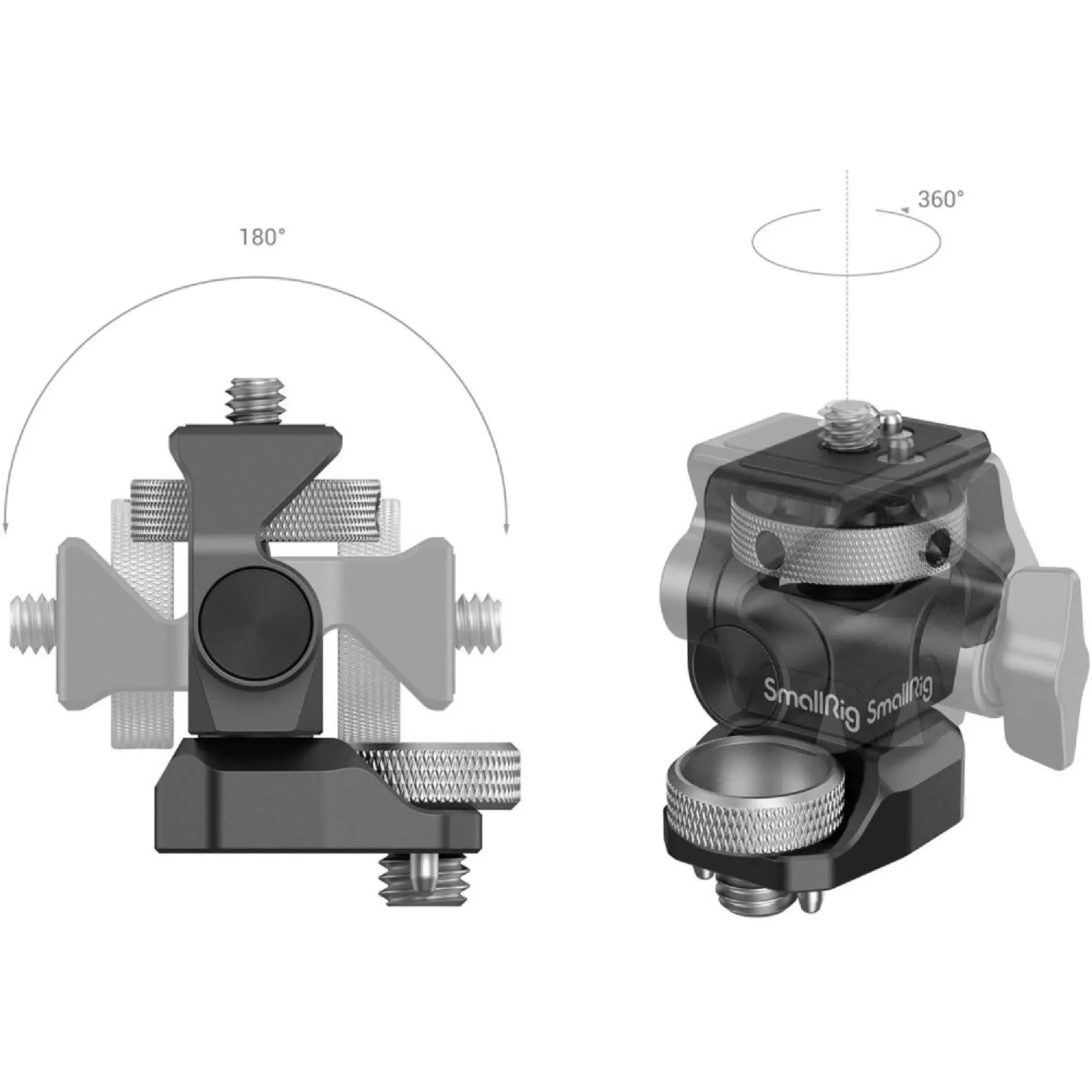 תושבת מוניטור מתכווננת ברגי ARRI סטייל SmallRig 2903B
