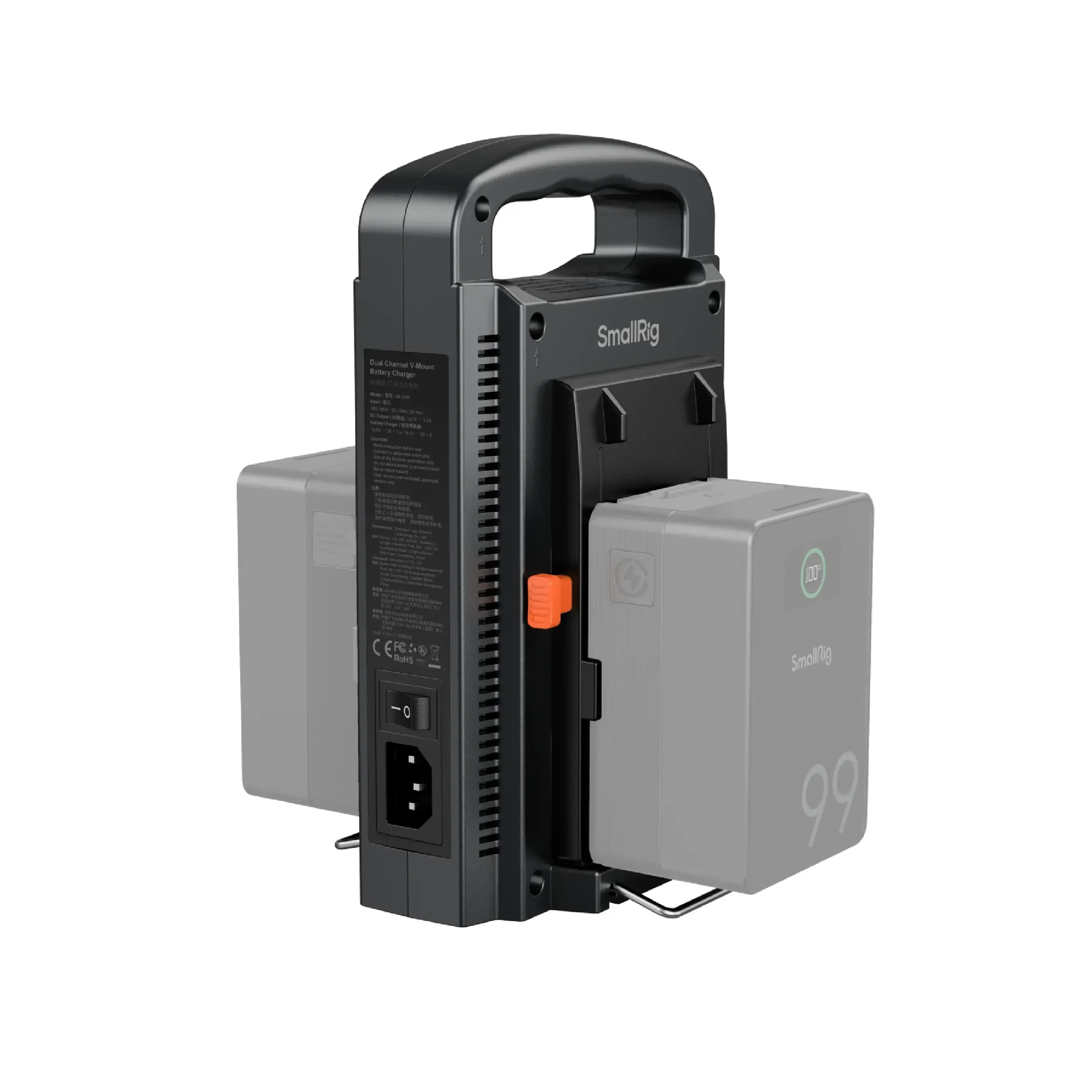מטען כפול לסוללות SmallRig 4578 V-Mount
