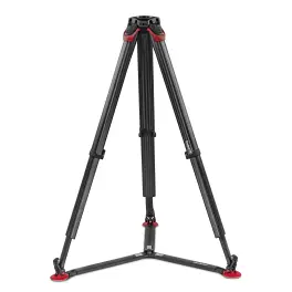 חצובת סיבי פחמן עם ספרדר תחתון Sachtler Tripod flowtech75 aktiv