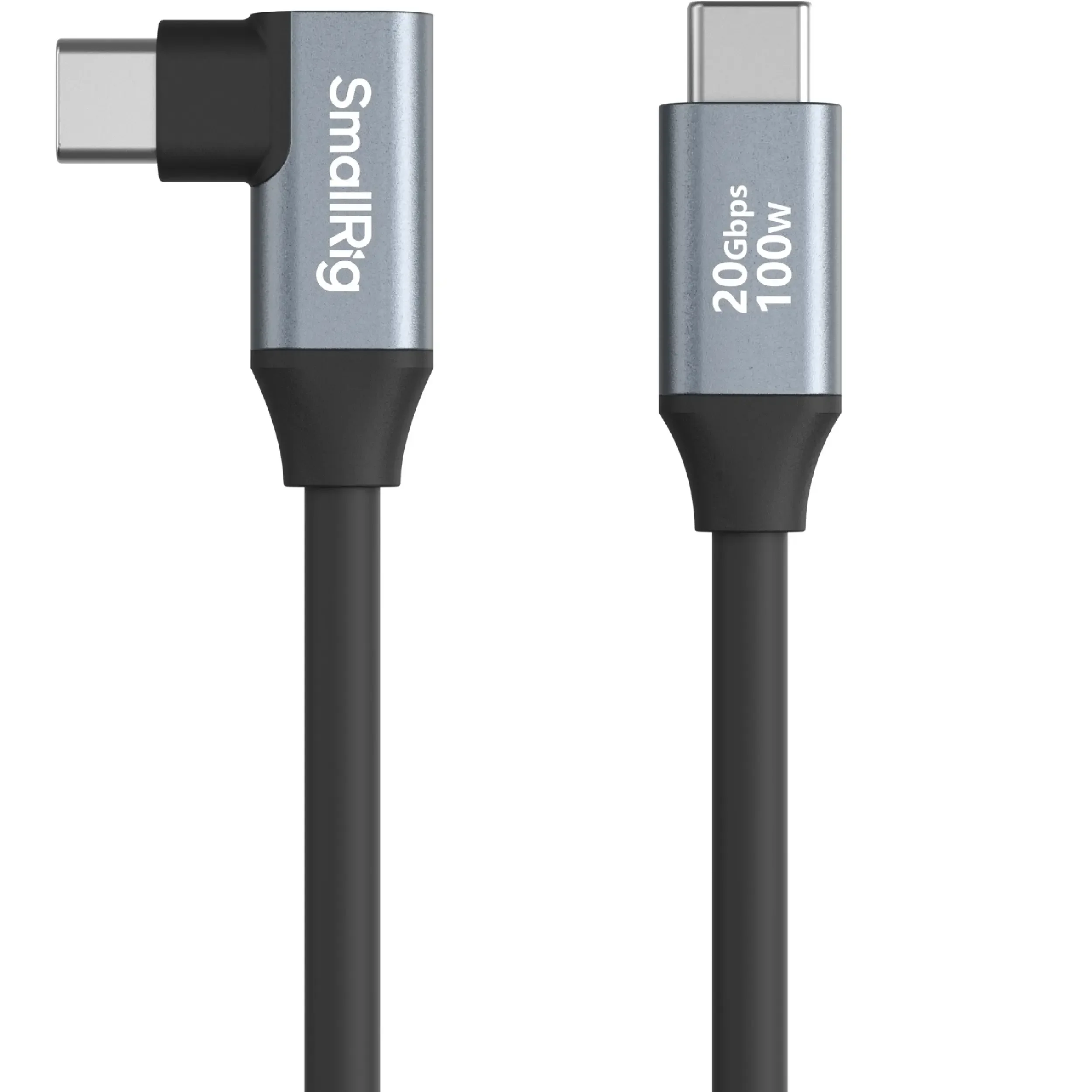 כבל USB-C 100W עם ראש זוויתי באורך 35 ס"מ SmallRig 4790