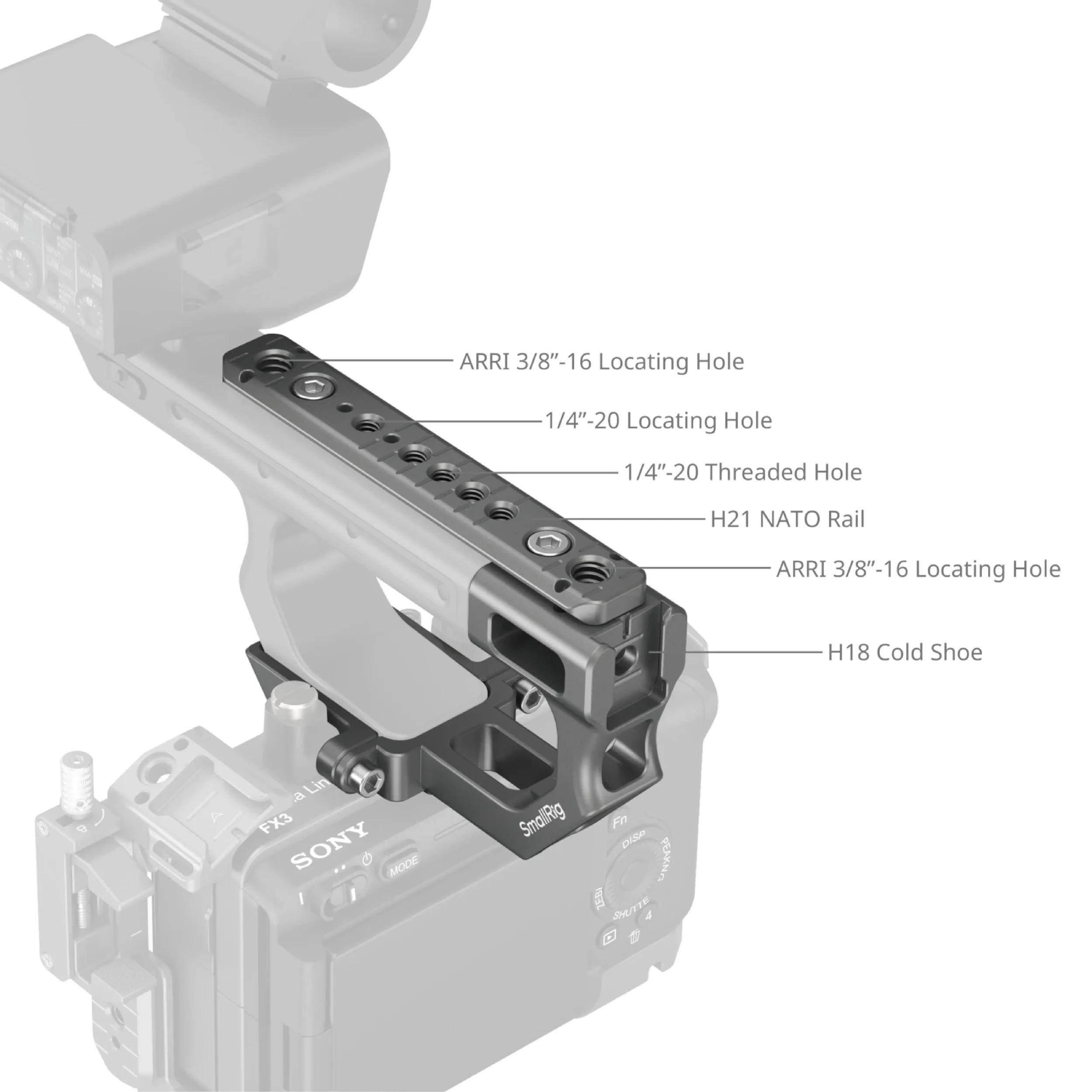 ערכת הרחבה לידית SmallRig 4830 FX3/FX30
