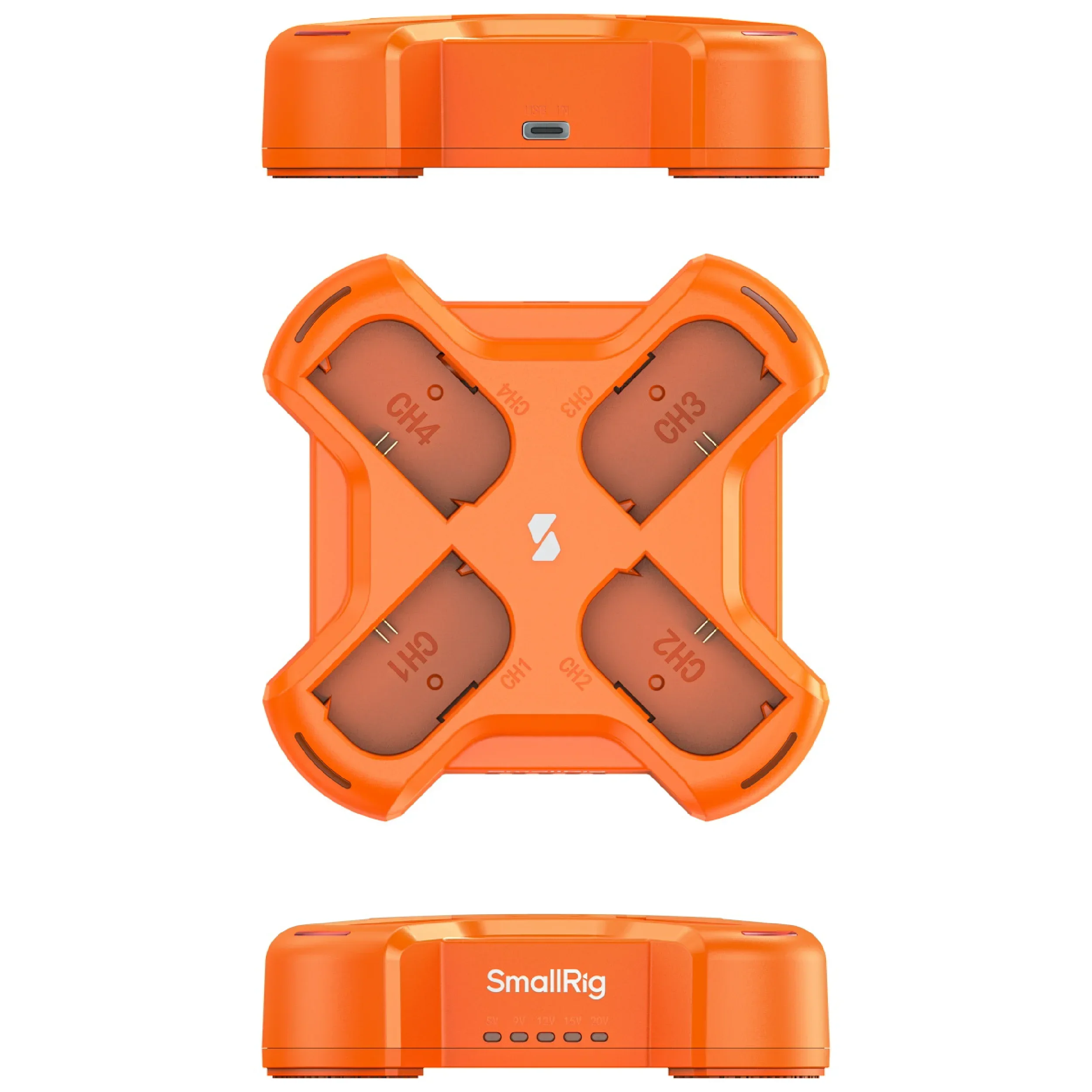 מטען USB ל-4 סוללות SmallRig 4838 LP-E6NH