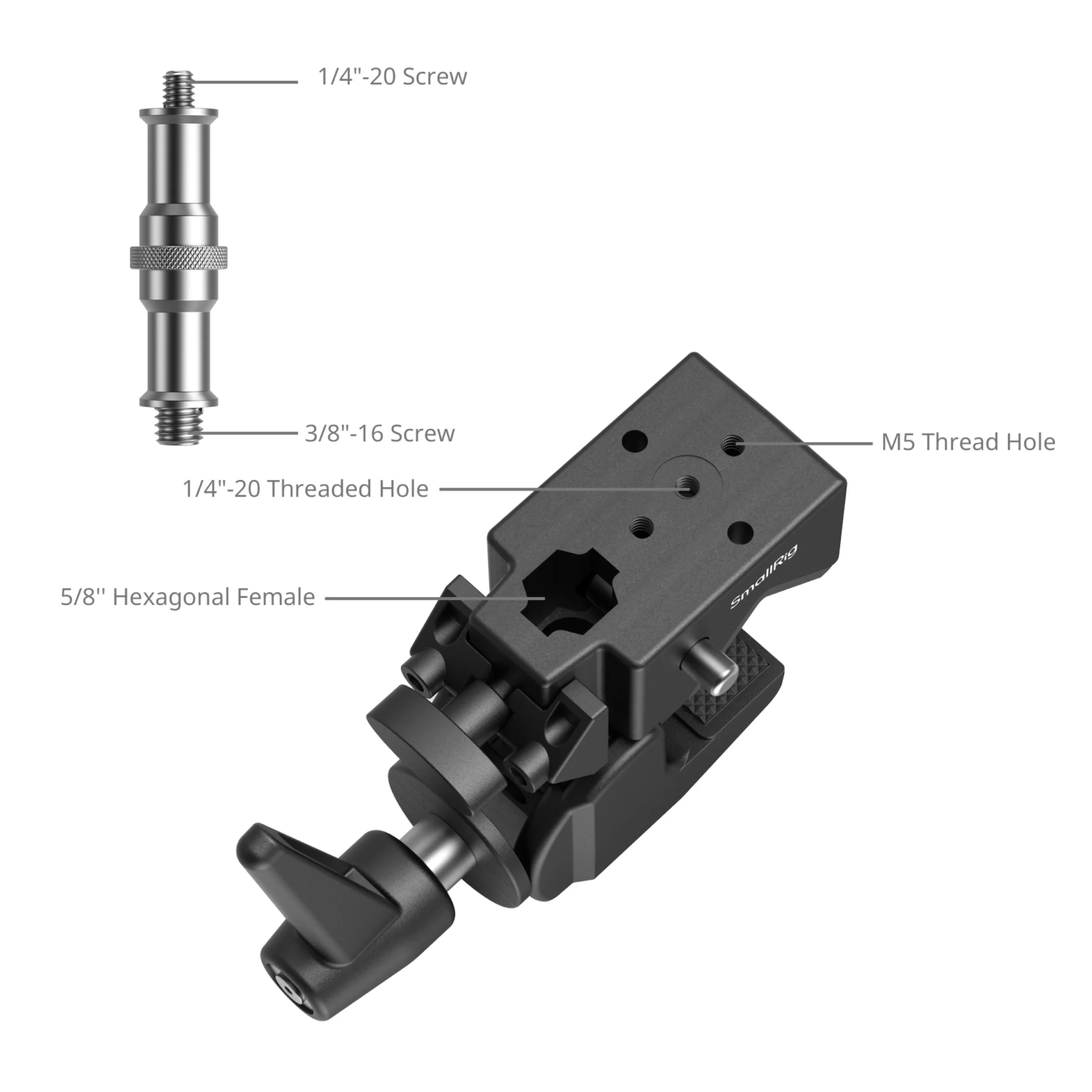 סופר קלאמפ כולל תבריג SmallRig 4861