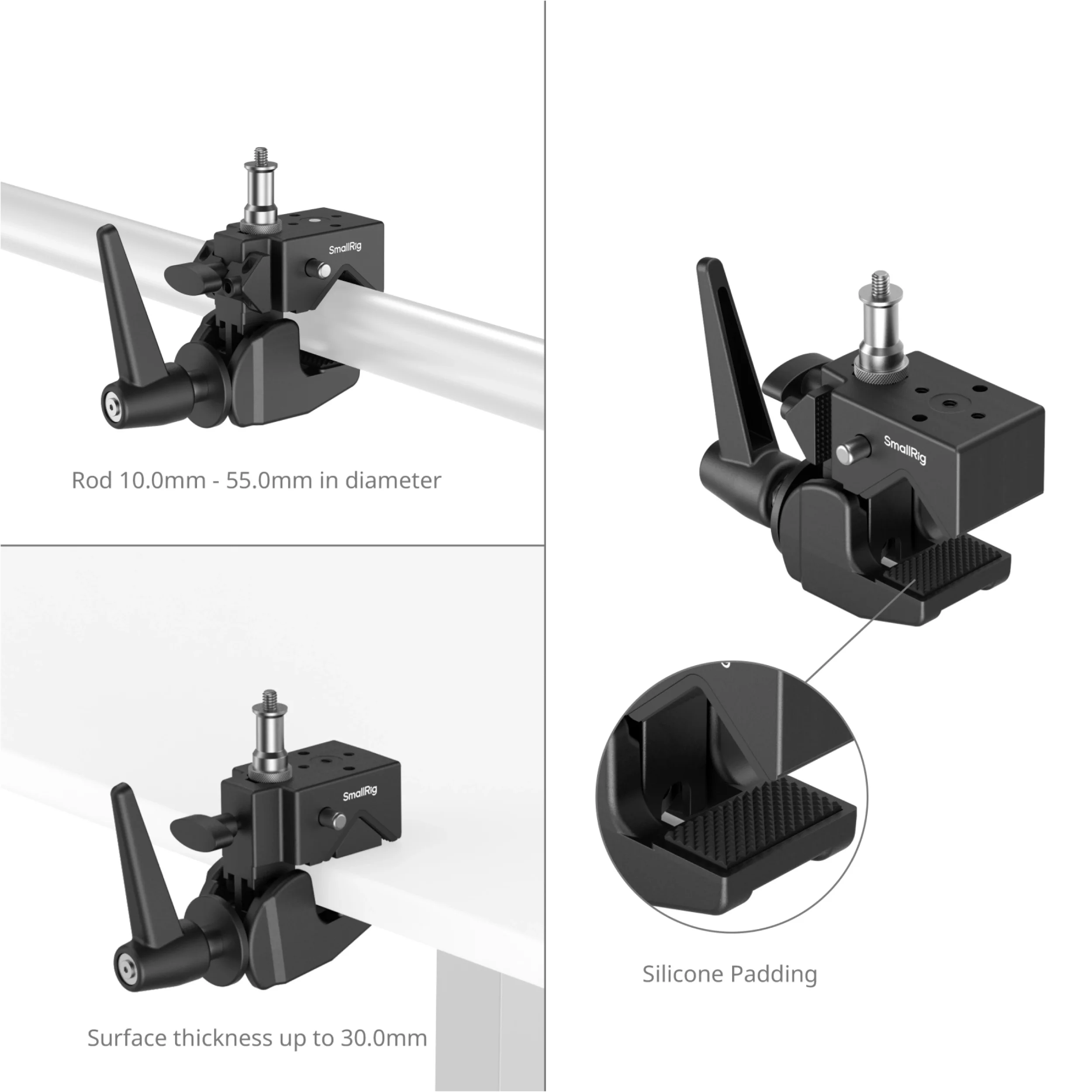 סופר קלאמפ כולל תבריג SmallRig 4861