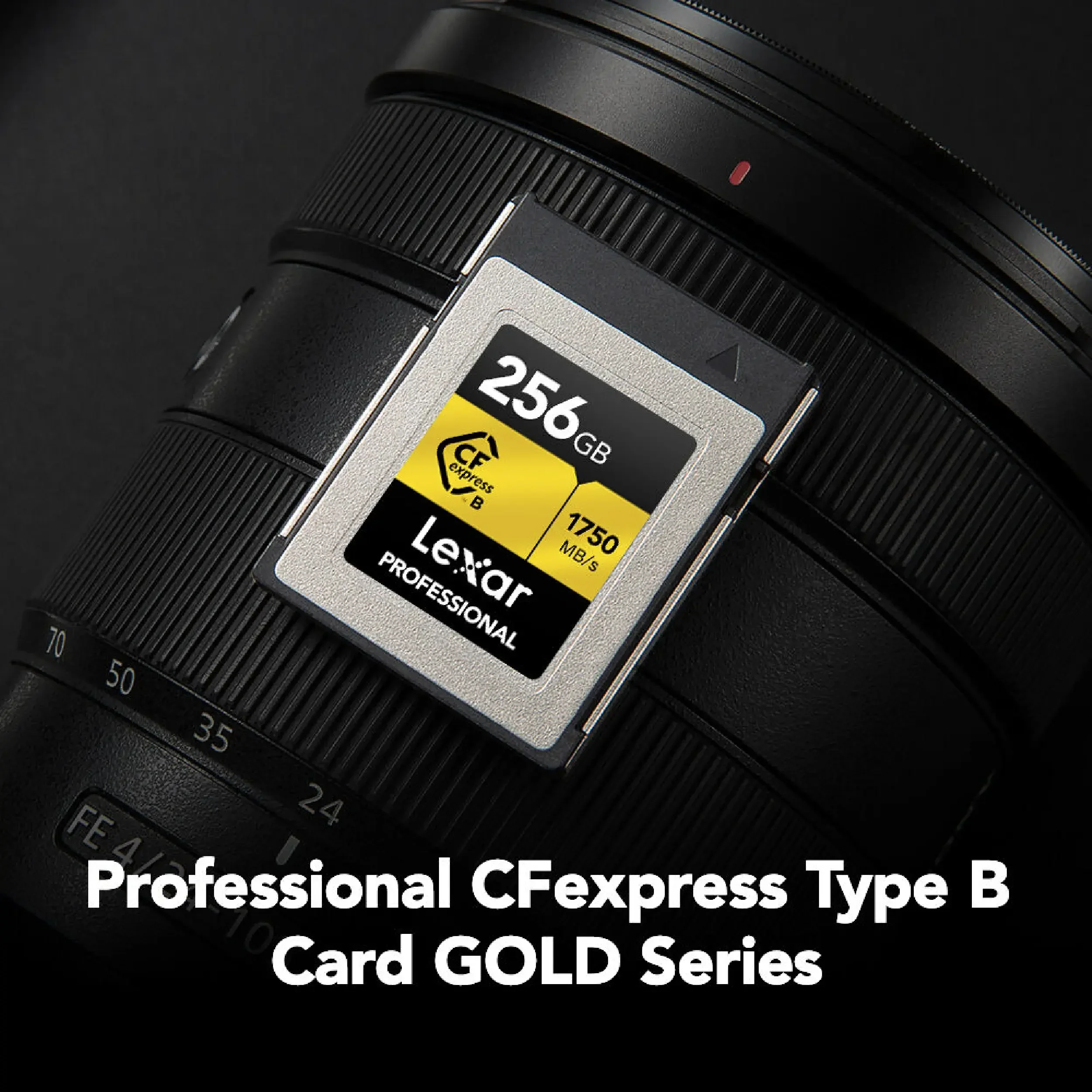 כרטיס זיכרון Lexar Professional 256GB CFexpress™ Type B Gold