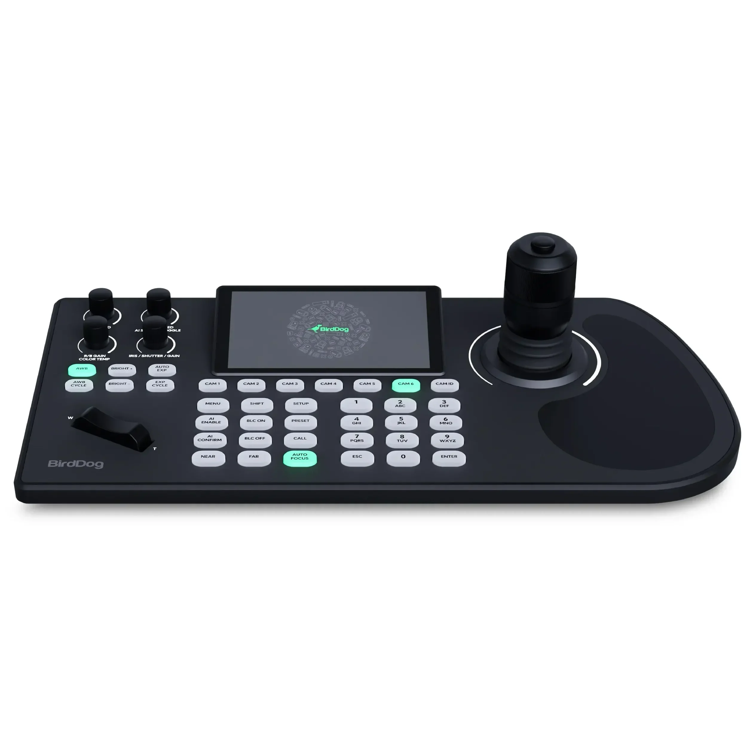 באנדל 3 מצלמות X4E Ultra ובקר שליטה BirdDog KBD-צבע לבן