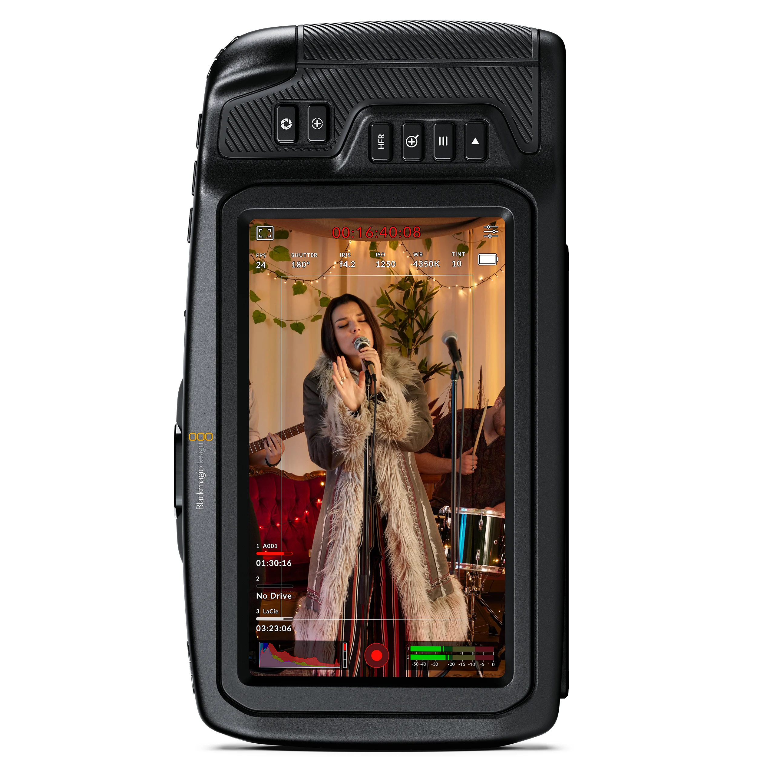 מצלמה Blackmagic Pocket Cinema Camera 4K--שנתיים אחריות