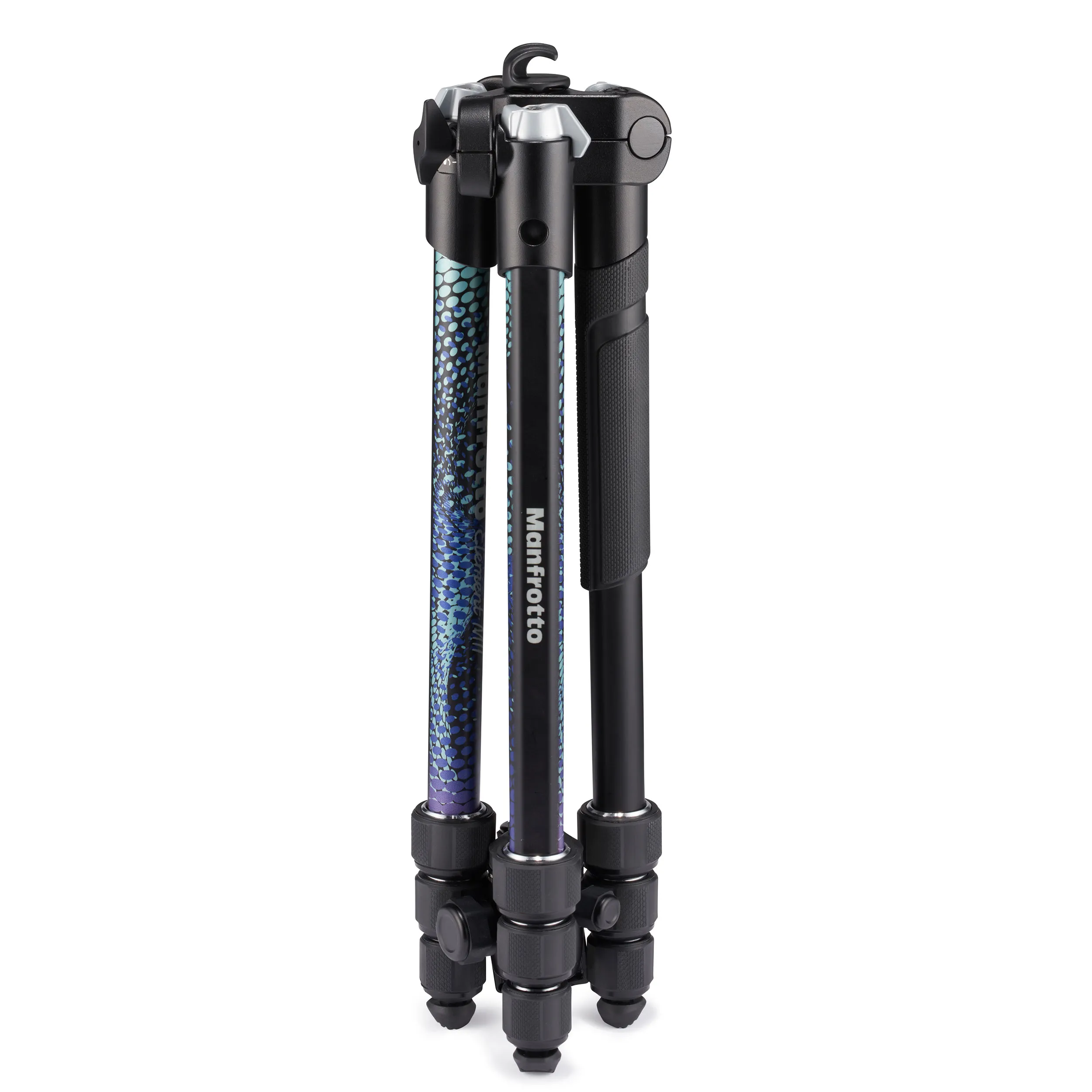 חצובה עם ראש כדורי Manfrotto Element MII – כחולה