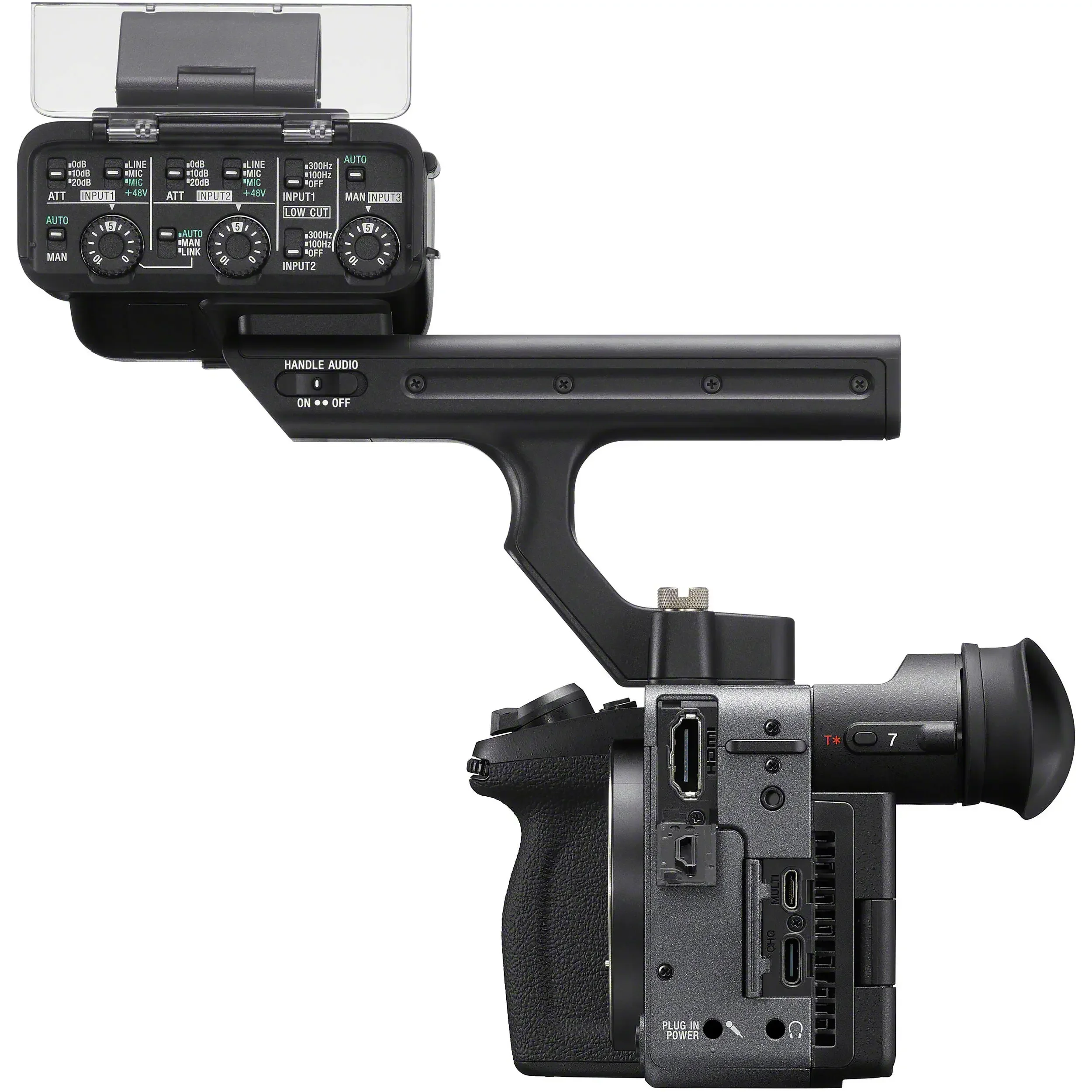 גוף מצלמה עם יחידת Sony FX2 Full-Frame Cinema XLR