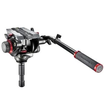 ראש שמן Manfrotto 504HD עם בסיס 75 מ"מ