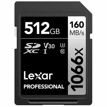 כרטיס זכרון Lexar 512GB 1066x SDXC™ UHS-I
