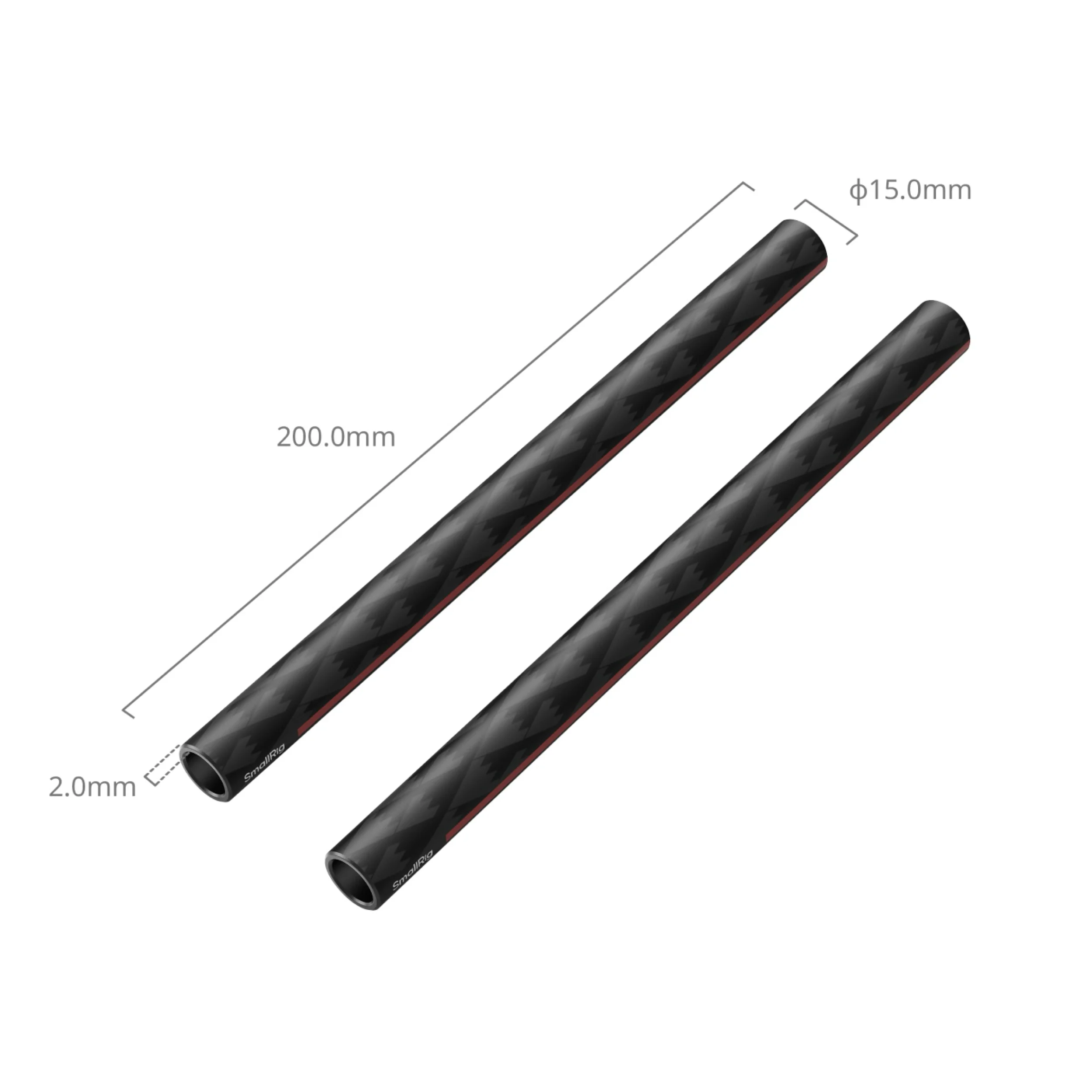 זוג מוטות סיבי פחמן 20 ס"מ SmallRig 5211