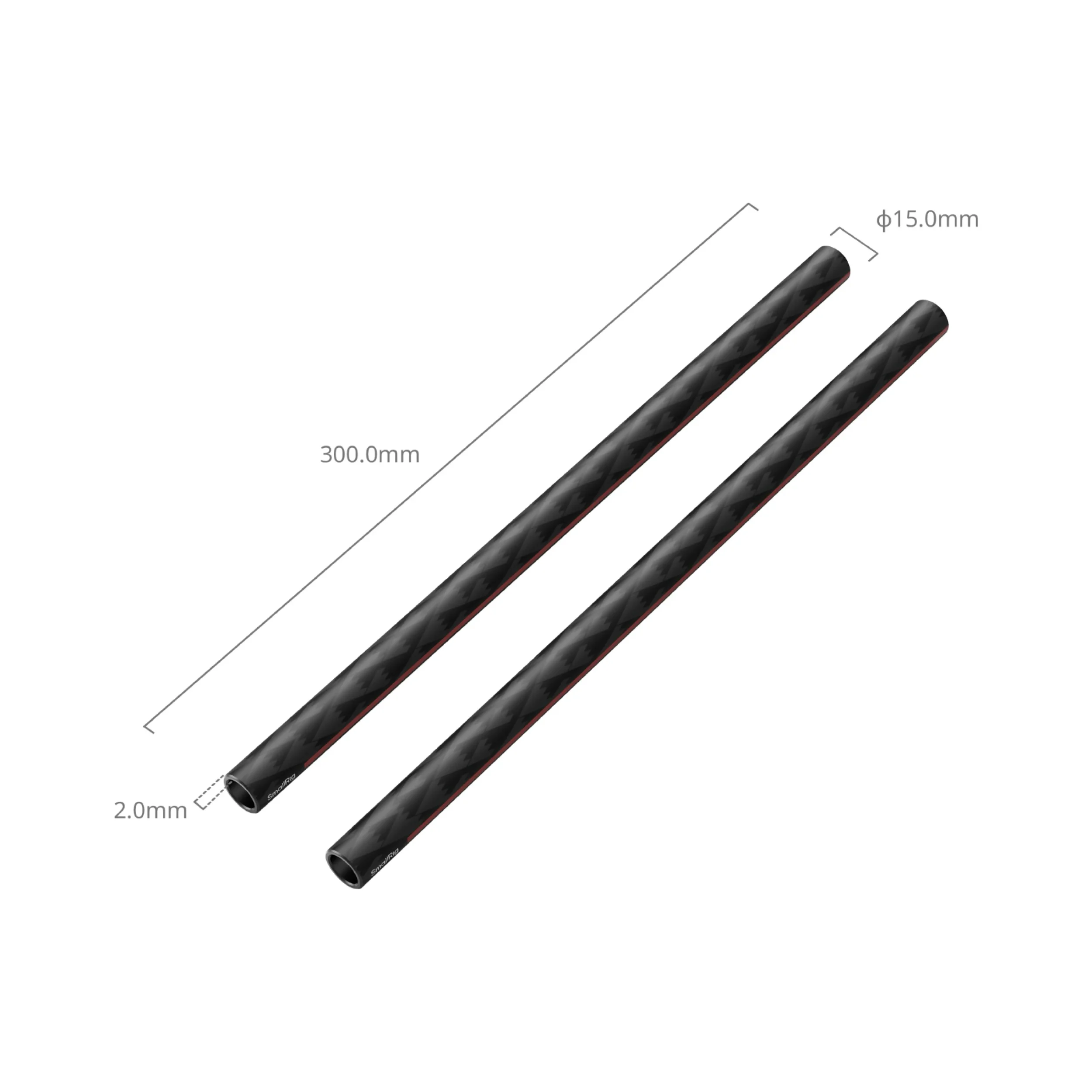 זוג מוטות סיבי פחמן 30 ס"מ SmallRig 5212