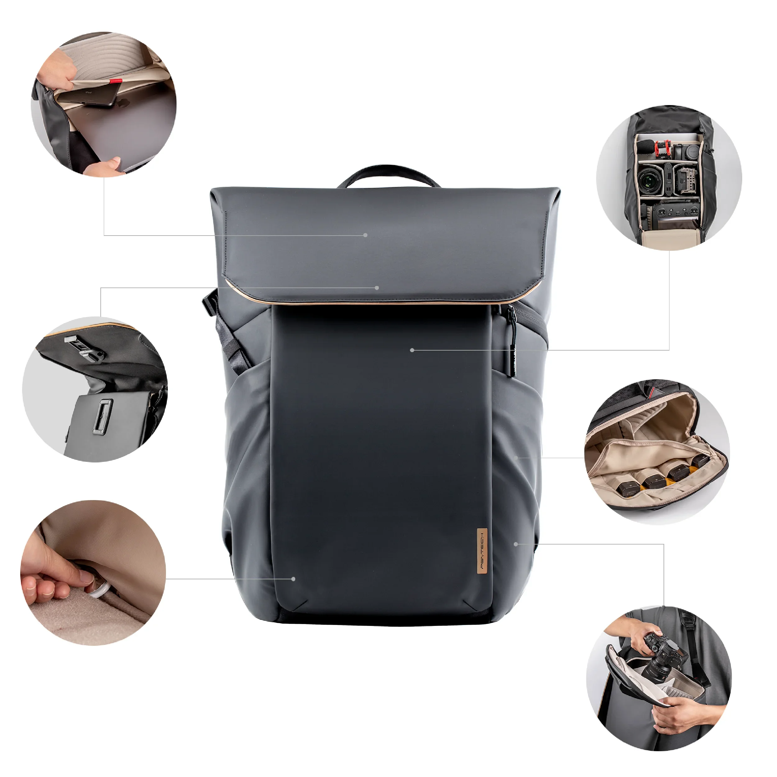 תיק גב שחור 25 ליטר PGYTECH OneGo Air