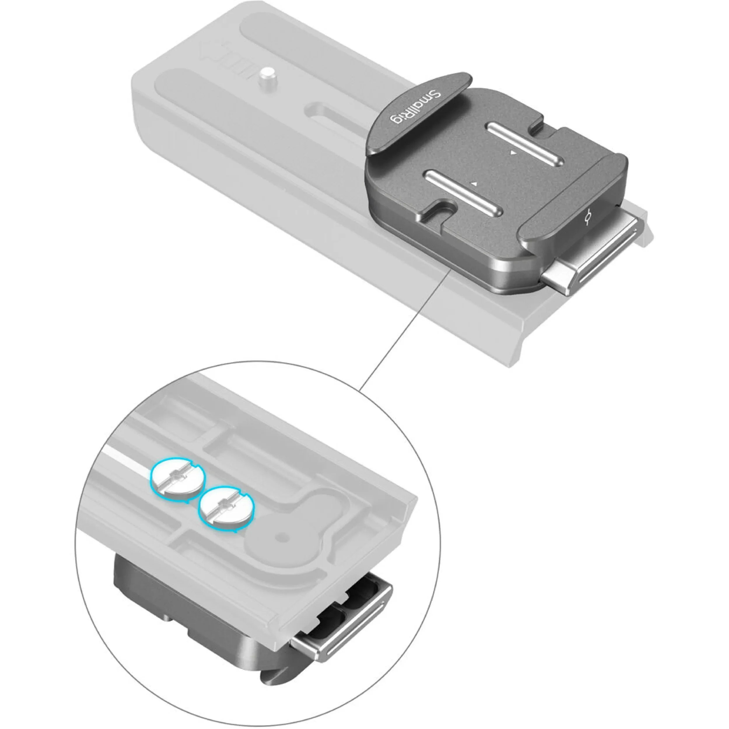 מערכת שחרור מהיר SmallRig 4486 HawkLock H38 Arca-Swiss