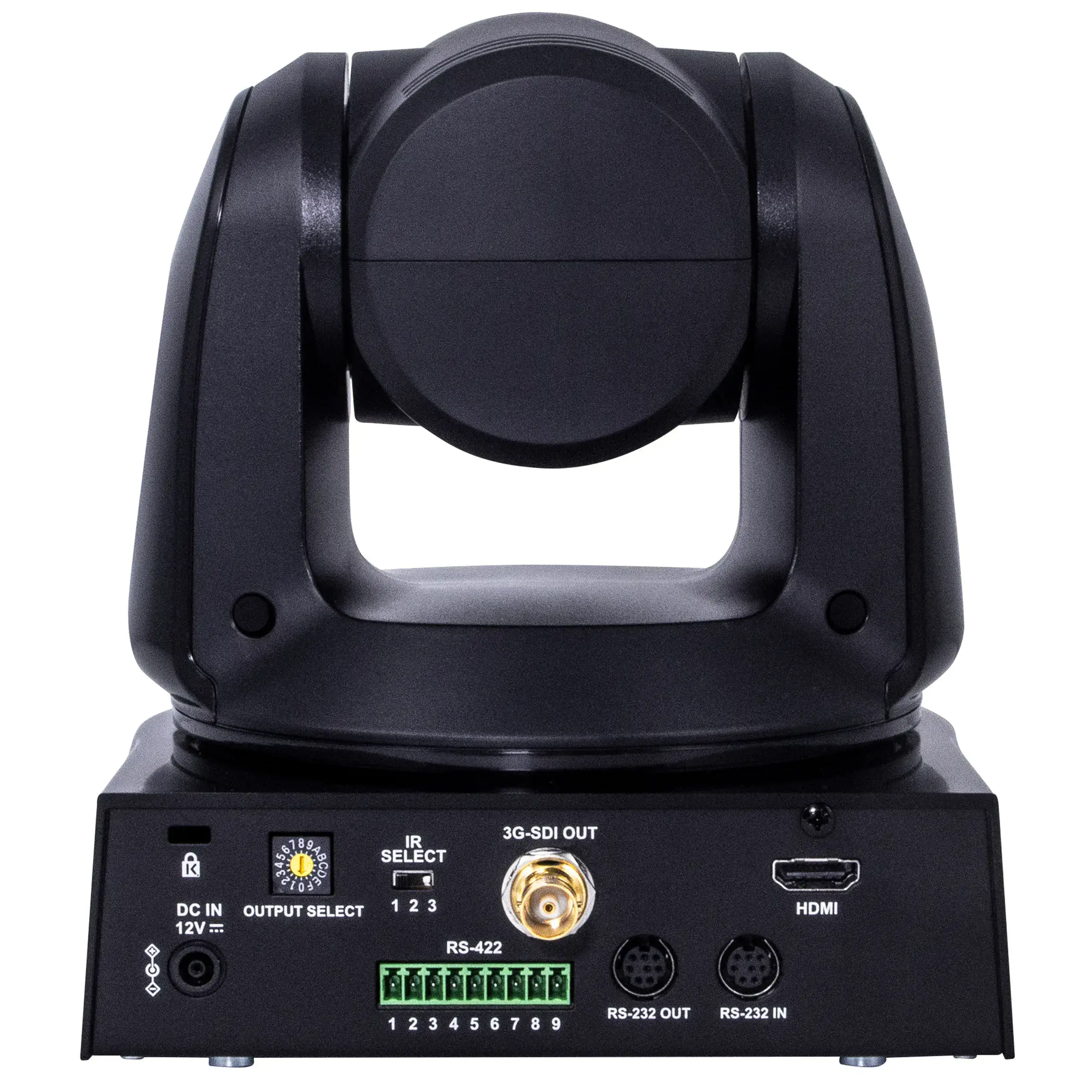 מצלמת HD PTZ שחורה זום 20X חיבורים Marshall CV620BK 3G-SDI/HDMI
